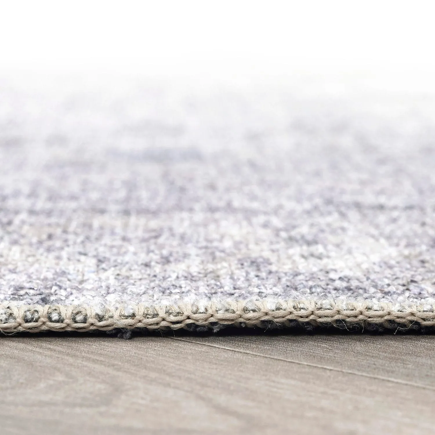 World Rug Gallery Distessed Medallion Machine Washable Area Rug
