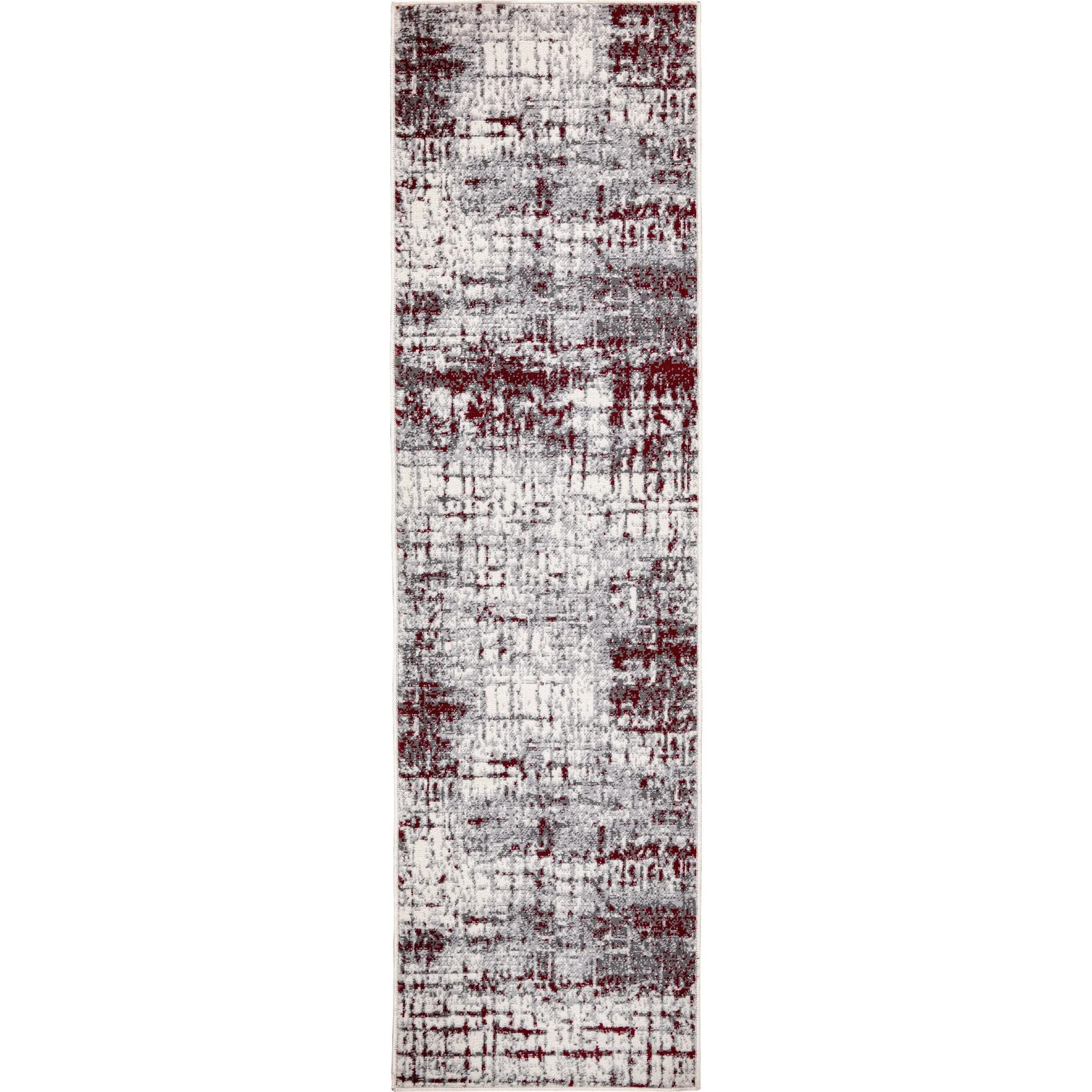 World Rug Gallery Distressed Abstract Modern Area Rug