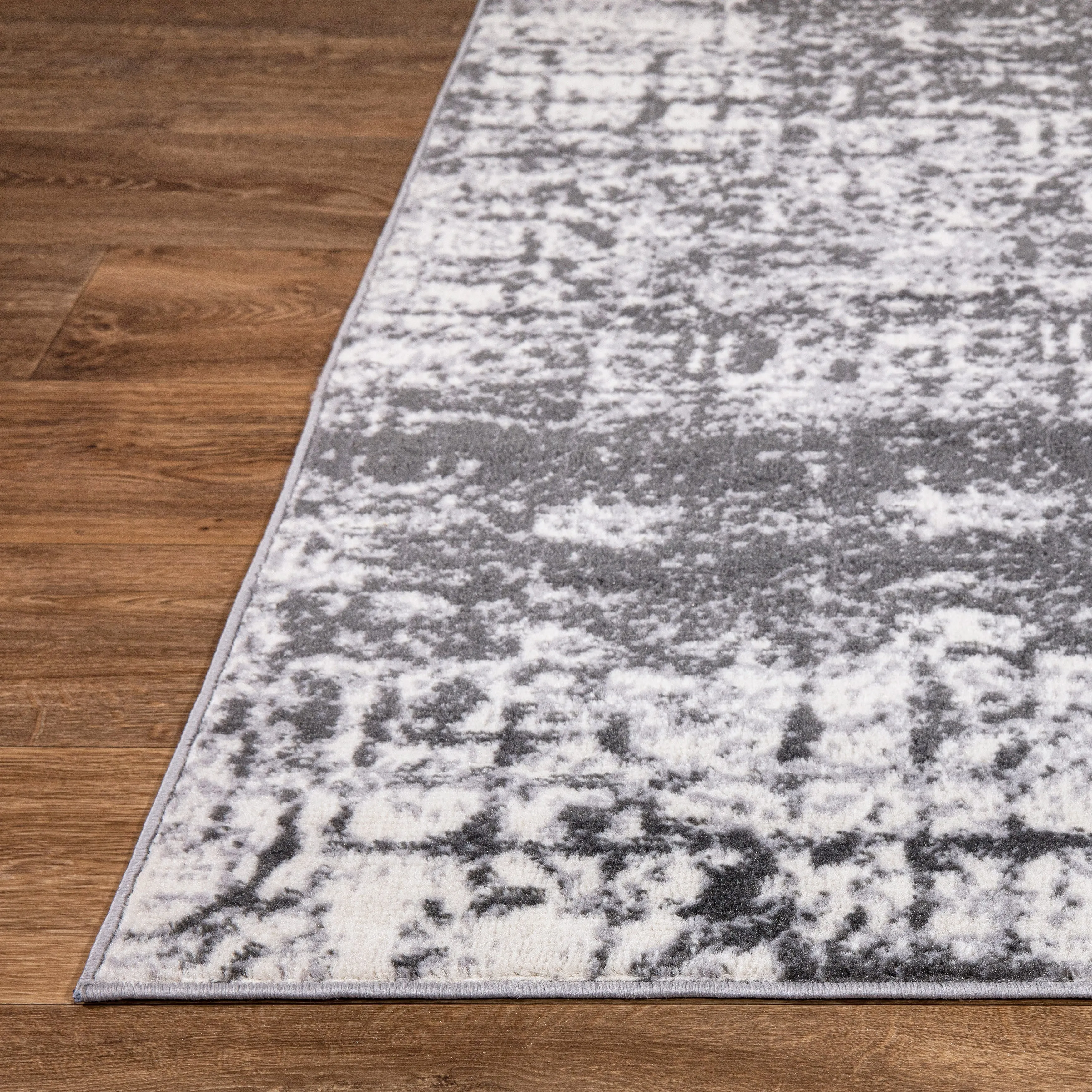 World Rug Gallery Distressed Abstract Modern Area Rug