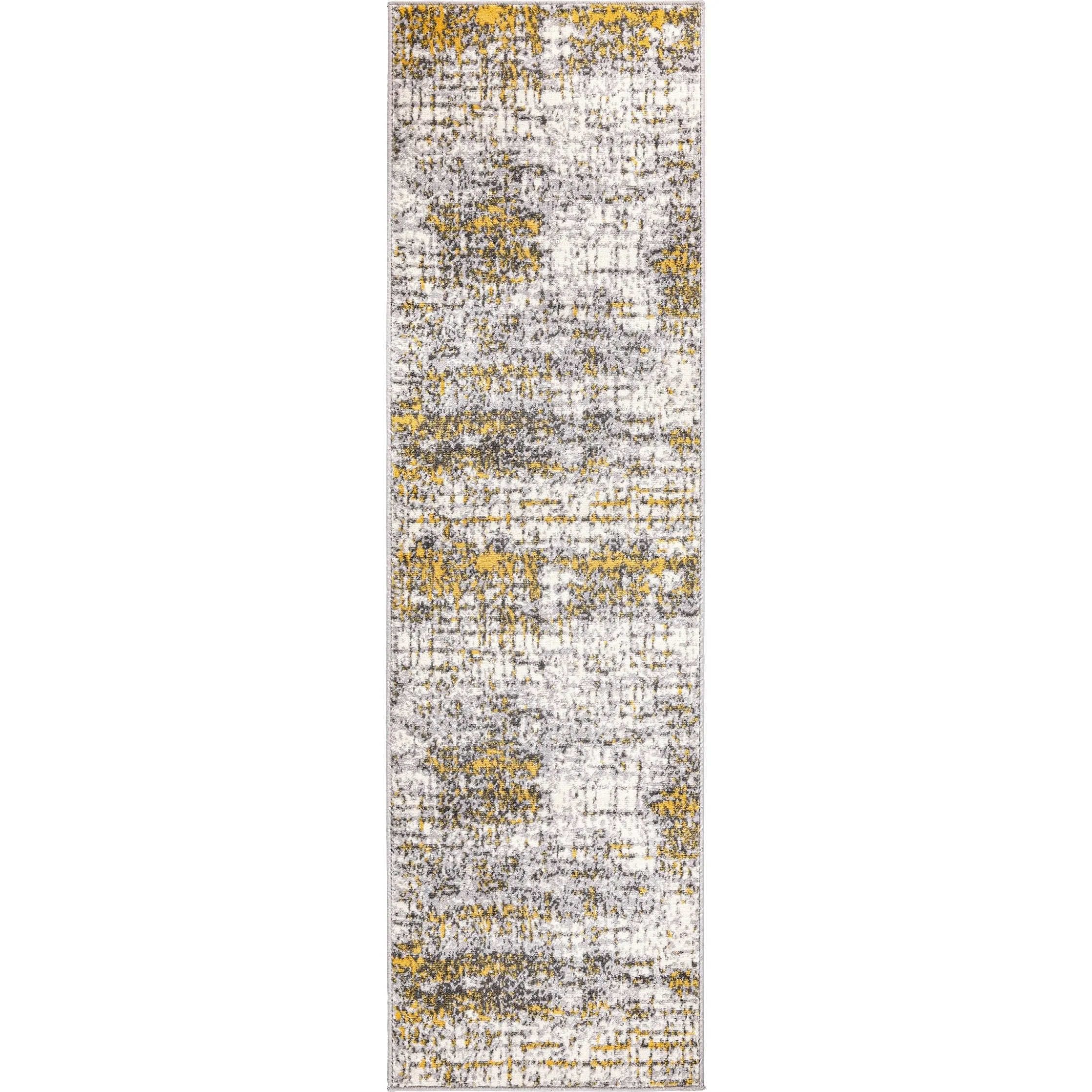 World Rug Gallery Distressed Abstract Modern Area Rug