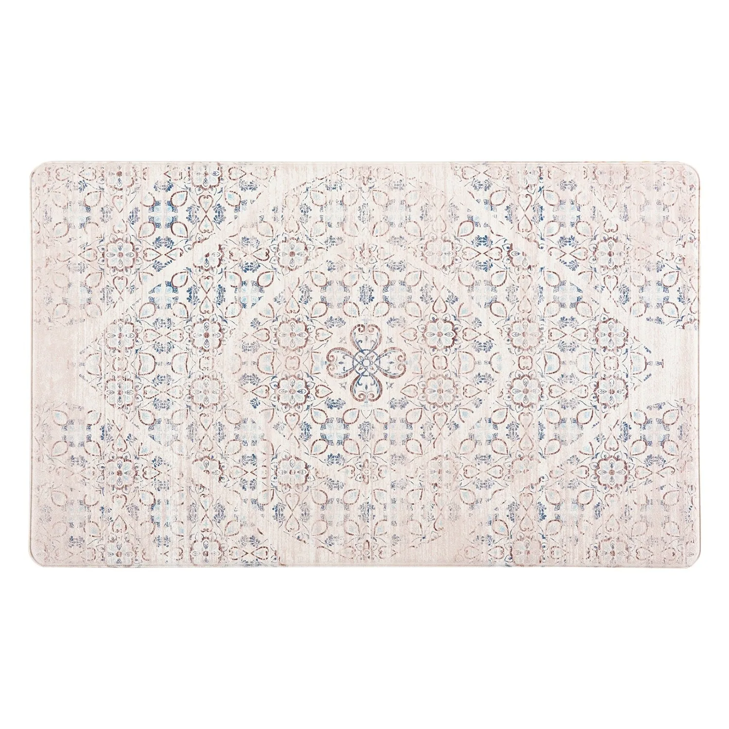 World Rug Gallery Distressed Boho Anti-Fatigue Standing Mat