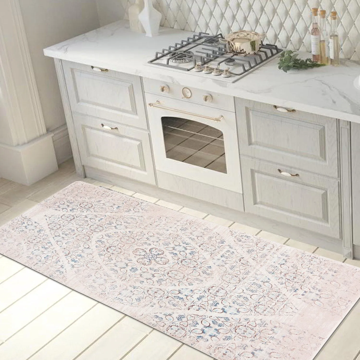 World Rug Gallery Distressed Boho Anti-Fatigue Standing Mat