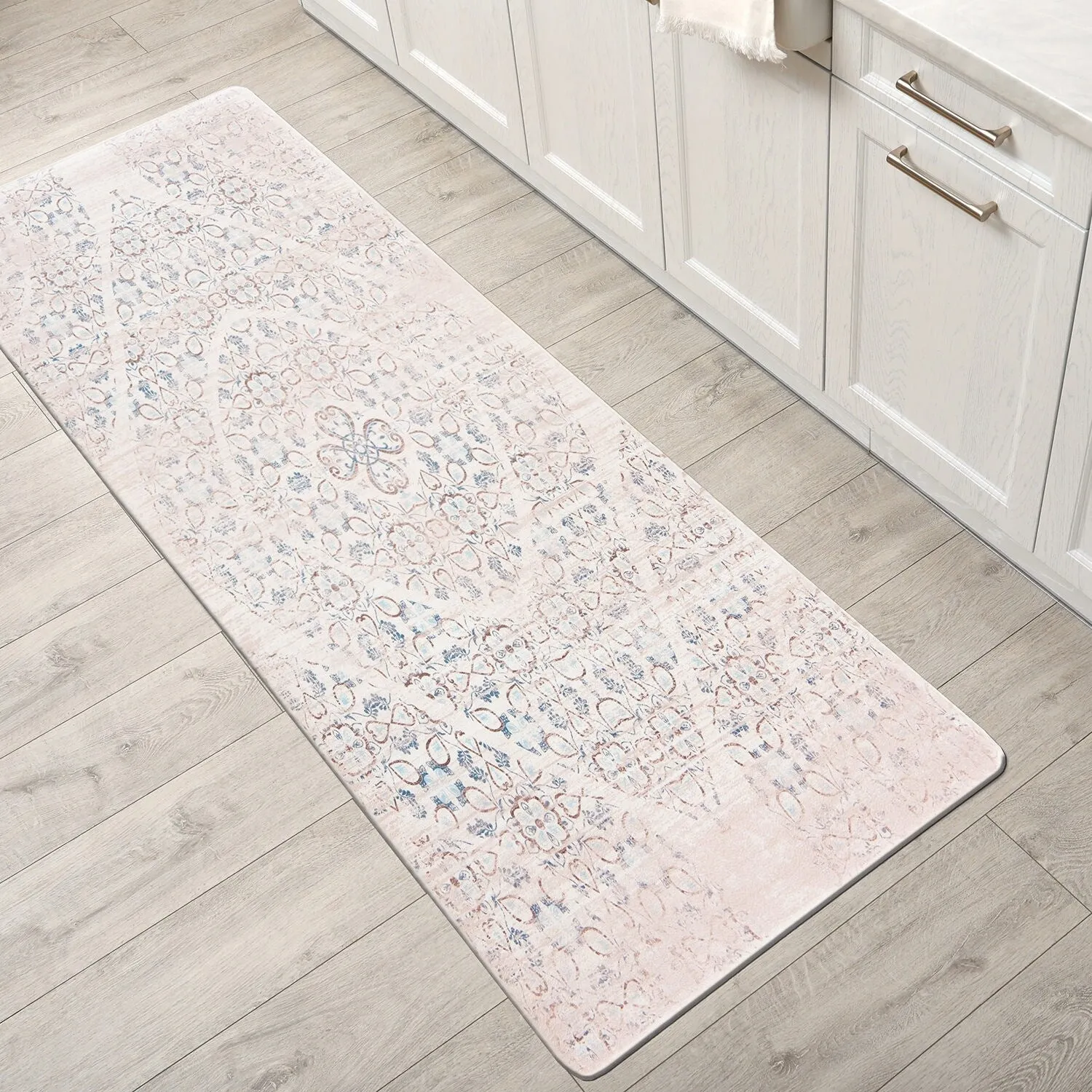 World Rug Gallery Distressed Boho Anti-Fatigue Standing Mat