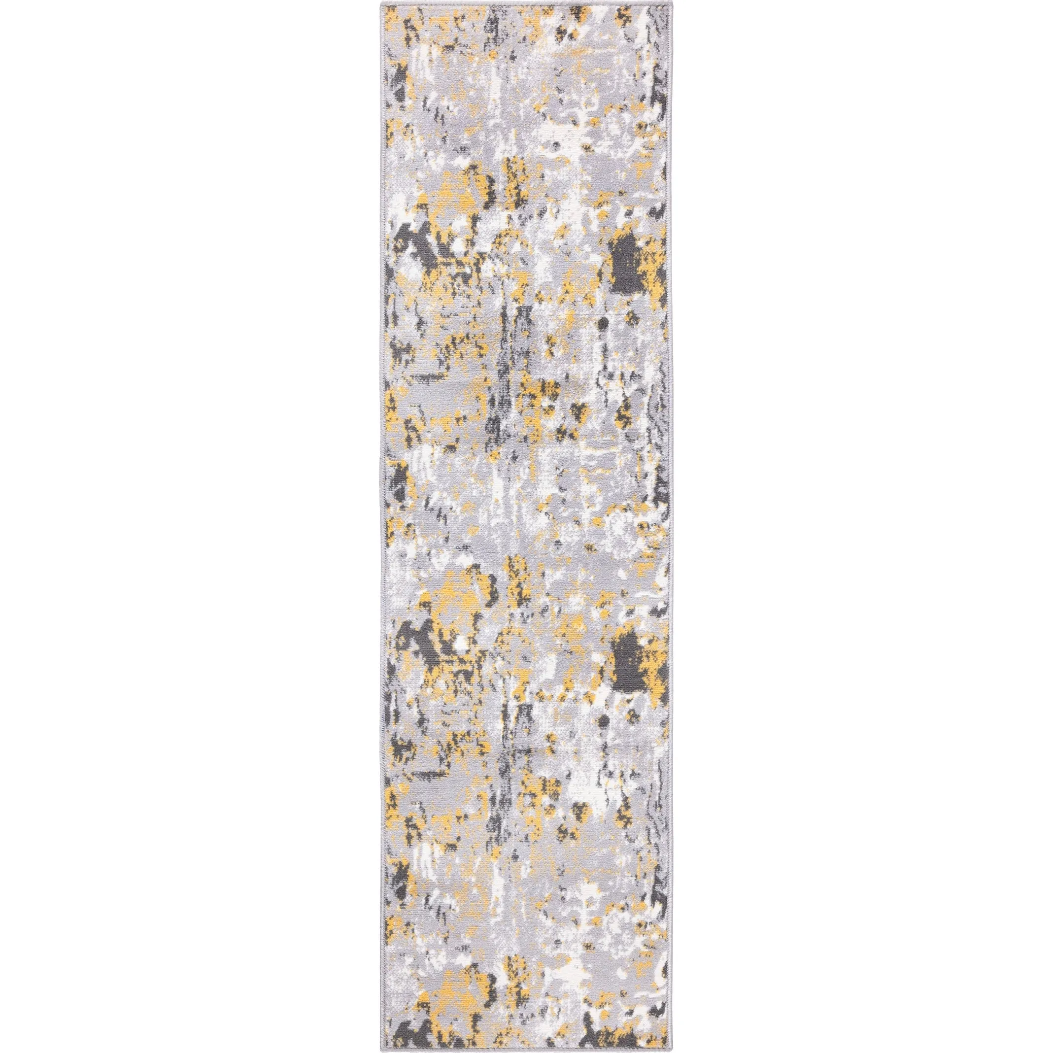 World Rug Gallery Distressed Modern Abstract Area Rug