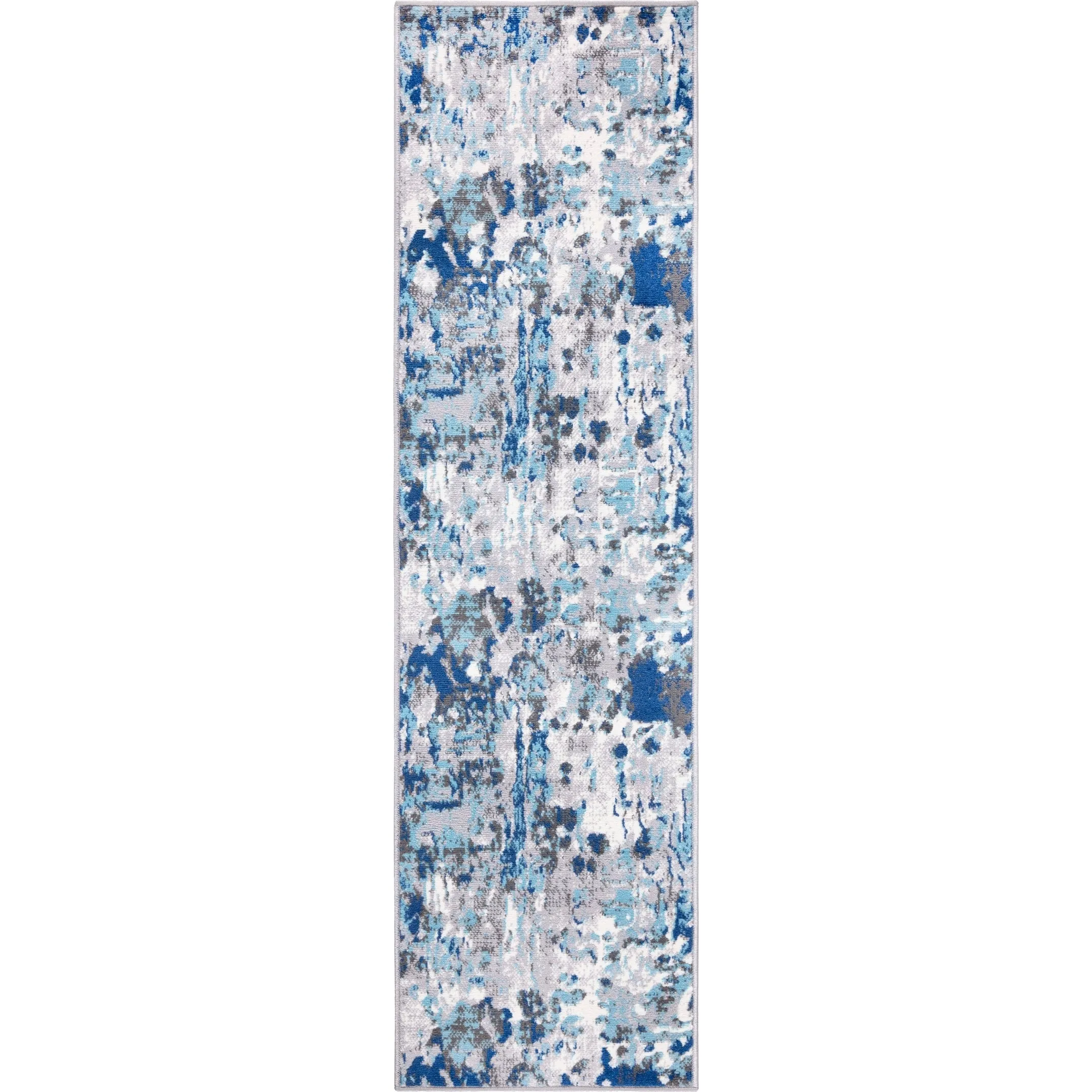 World Rug Gallery Distressed Modern Abstract Area Rug