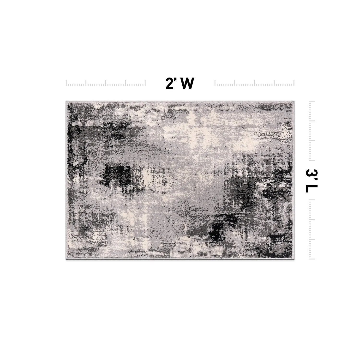 World Rug Gallery Dublin Contemporary Abstract Area Rug