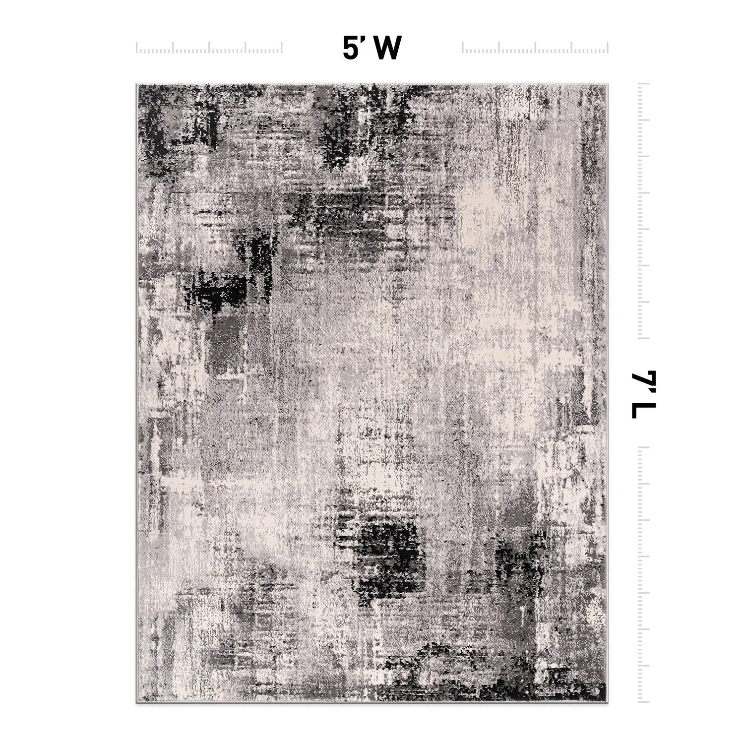 World Rug Gallery Dublin Contemporary Abstract Area Rug
