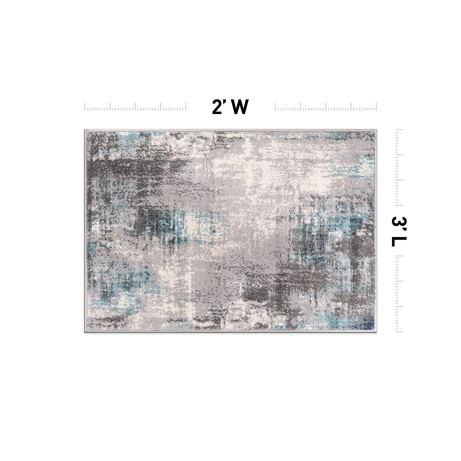 World Rug Gallery Dublin Contemporary Abstract Area Rug