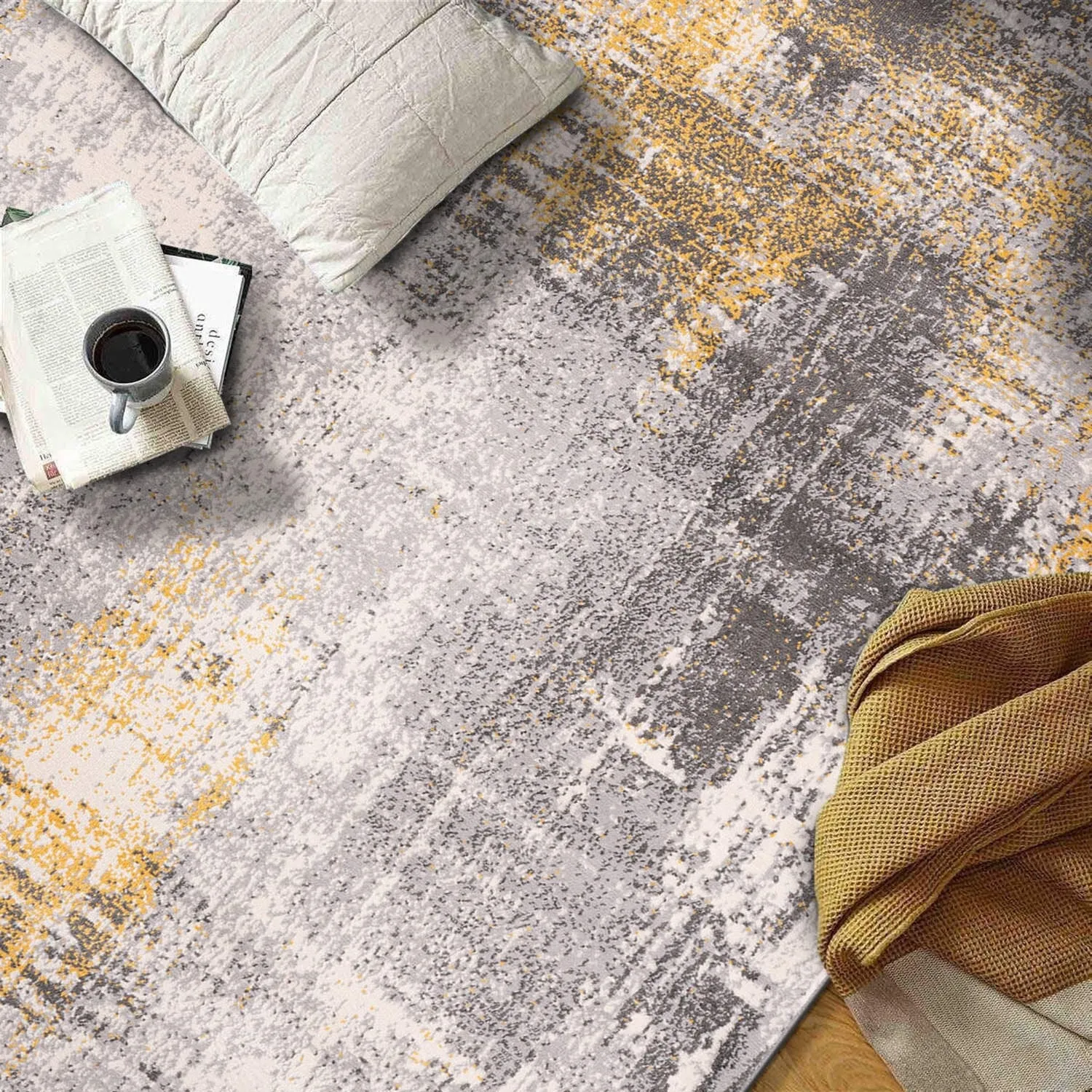World Rug Gallery Dublin Contemporary Abstract Area Rug