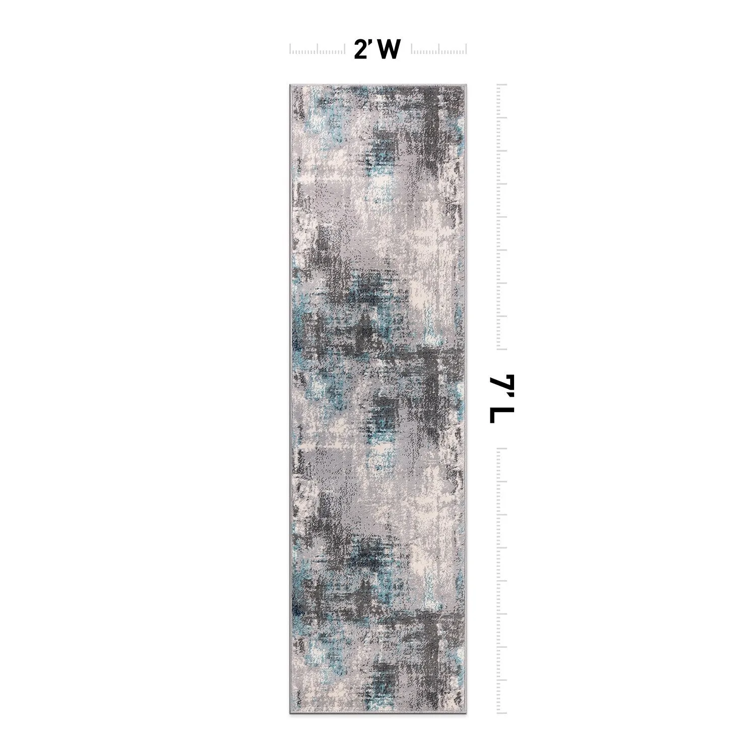 World Rug Gallery Dublin Contemporary Abstract Area Rug