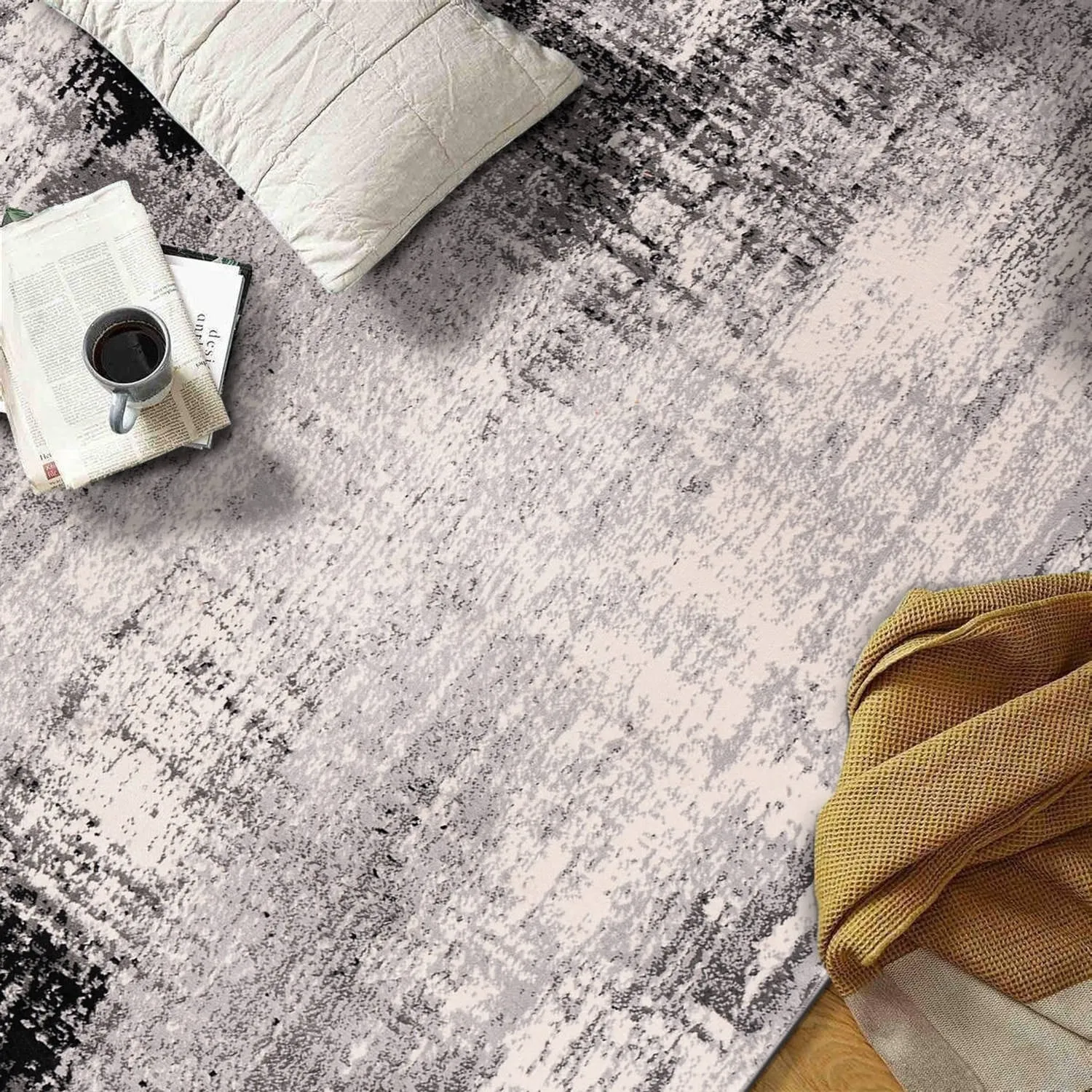 World Rug Gallery Dublin Contemporary Abstract Area Rug