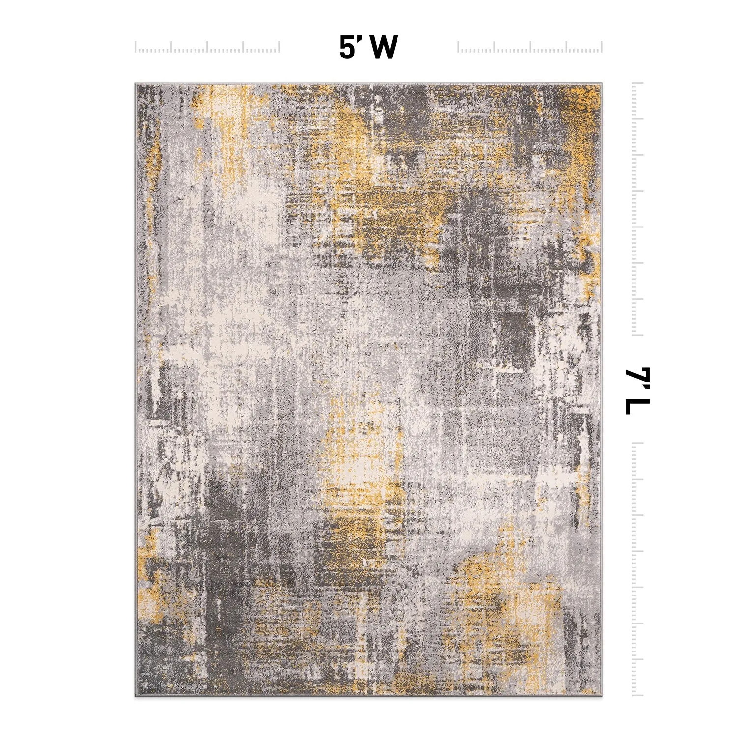 World Rug Gallery Dublin Contemporary Abstract Area Rug