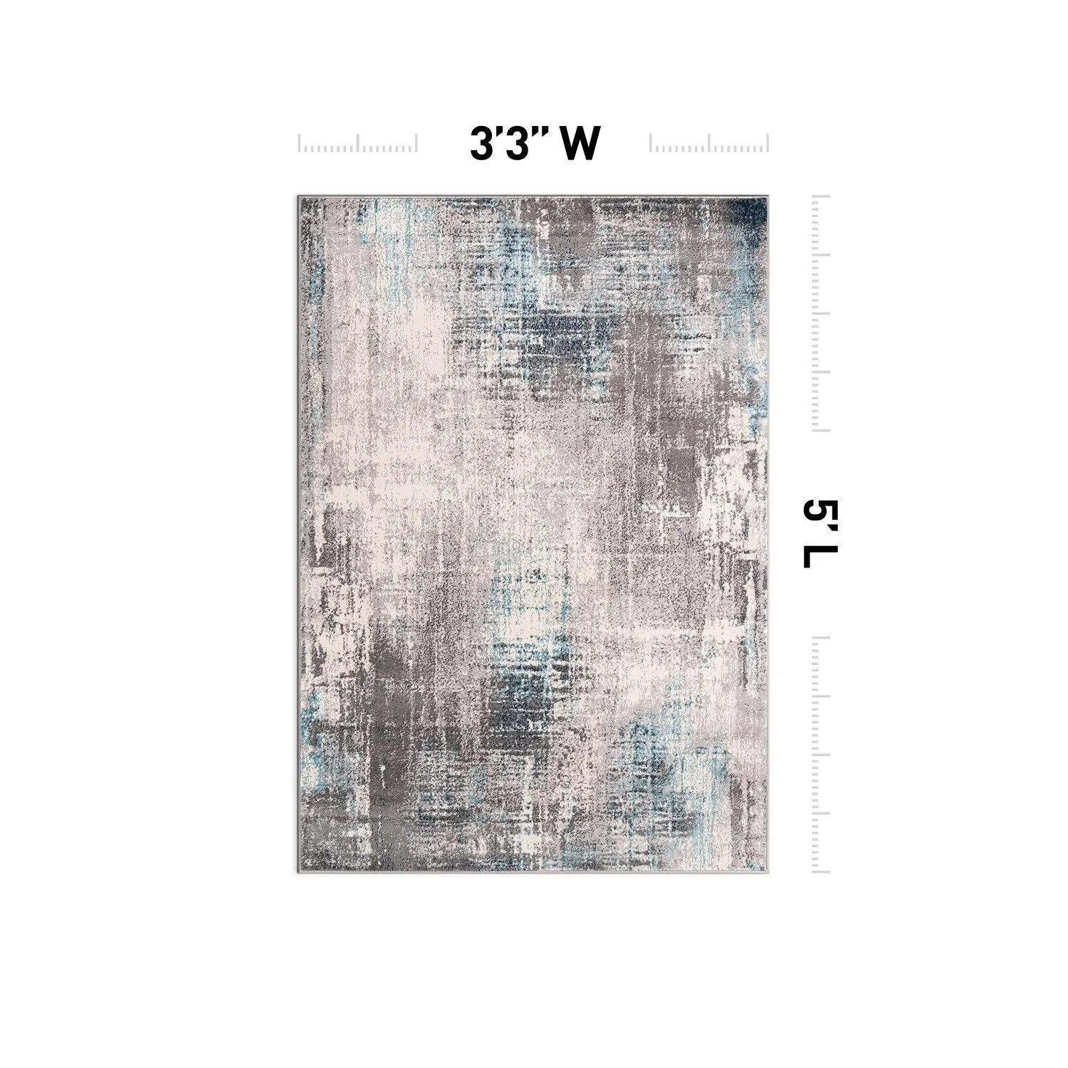World Rug Gallery Dublin Contemporary Abstract Area Rug