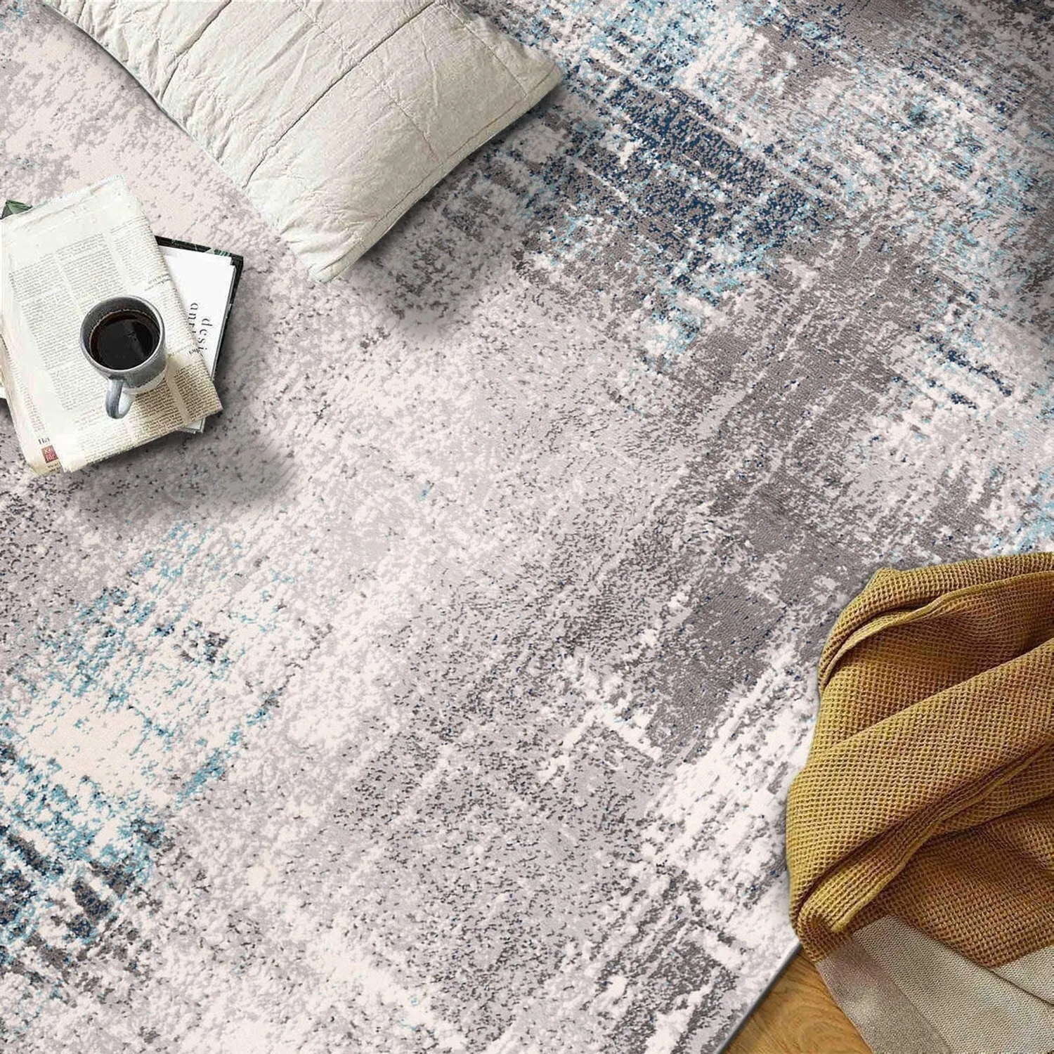 World Rug Gallery Dublin Contemporary Abstract Area Rug