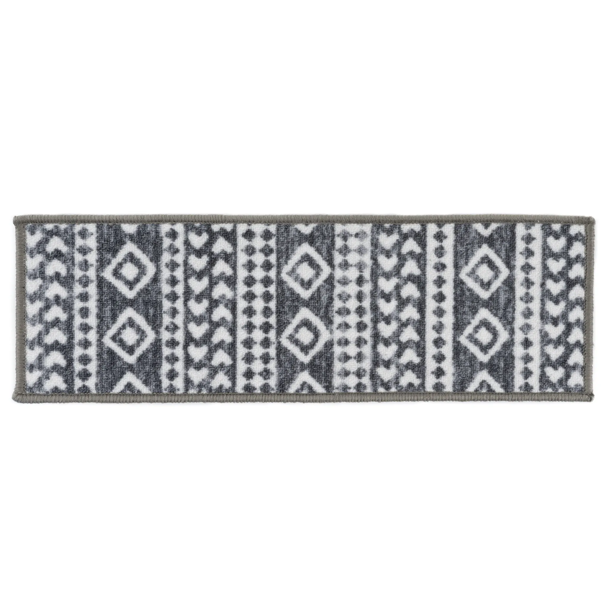 World Rug Gallery Geometric Bohemian Non-Slip Stair Treads