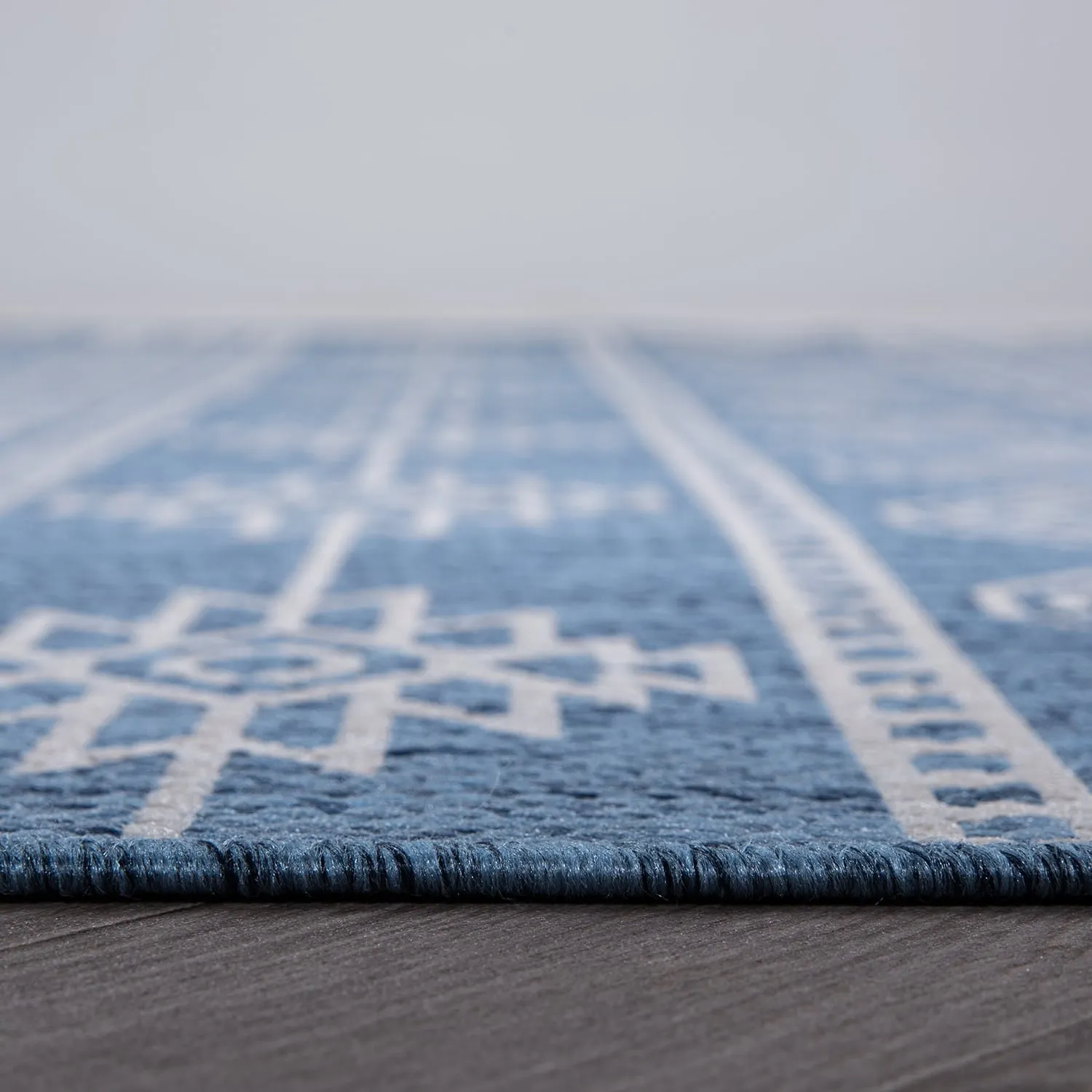 World Rug Gallery Geometric Boho Textured Flat Weave Indoor/Outdoor Area Rug