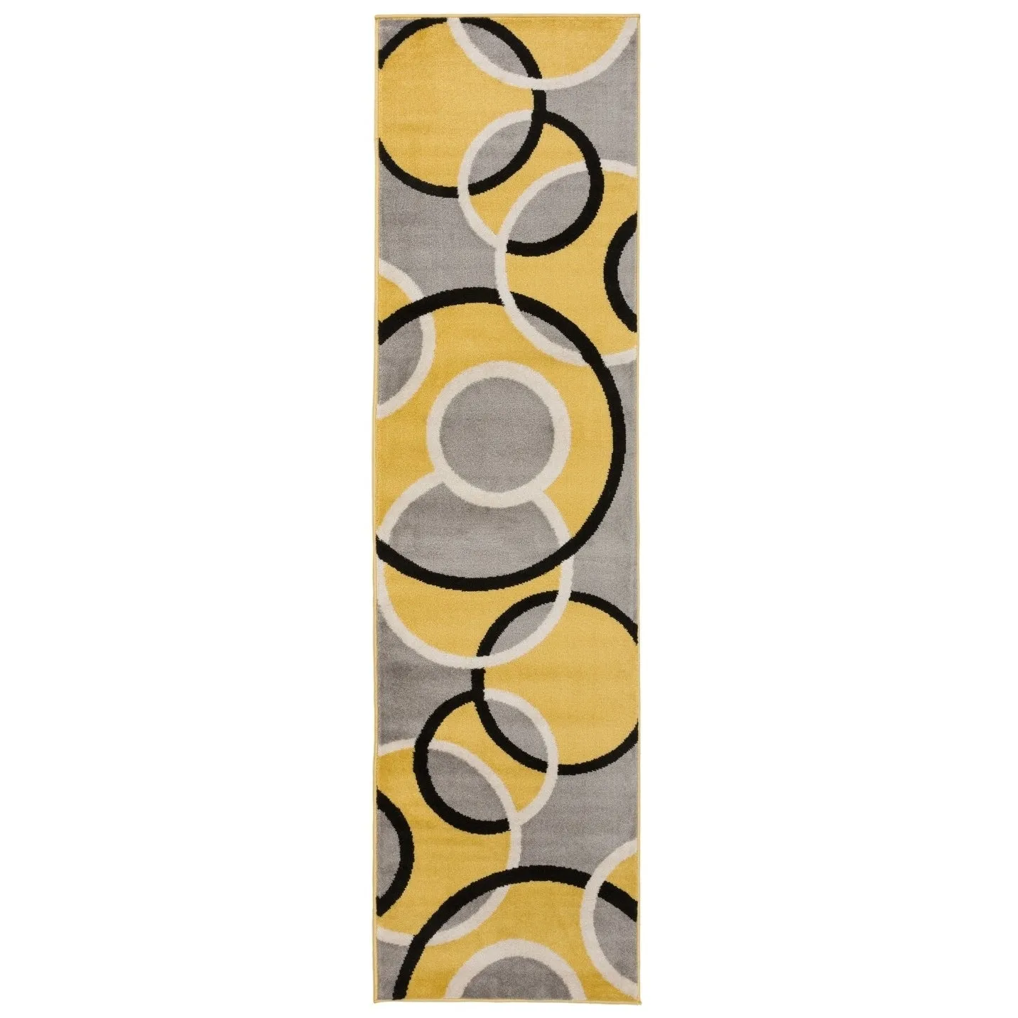 World Rug Gallery Modern Abstract Circles Area Rug