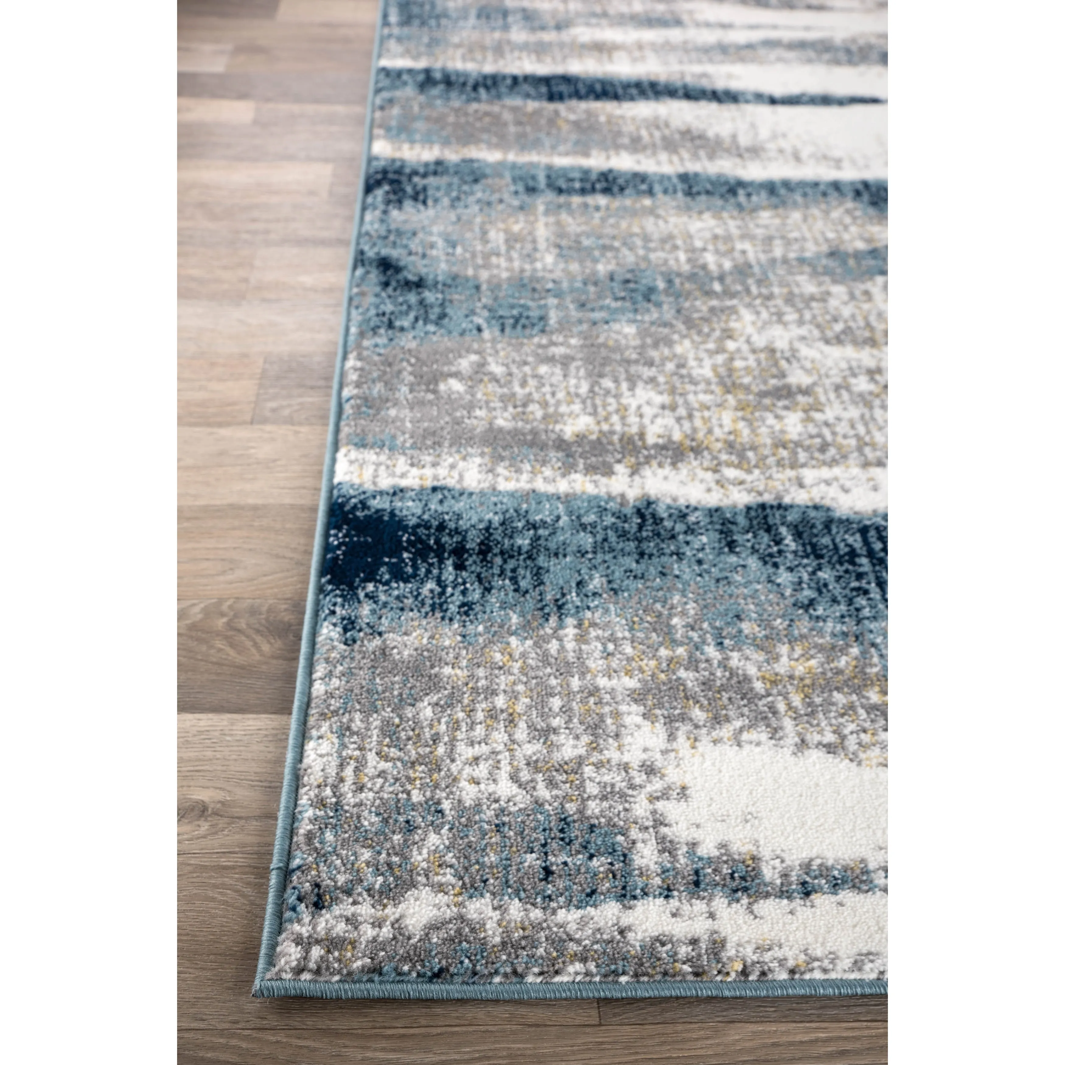 World Rug Gallery Modern Abstract Waves Area Rug