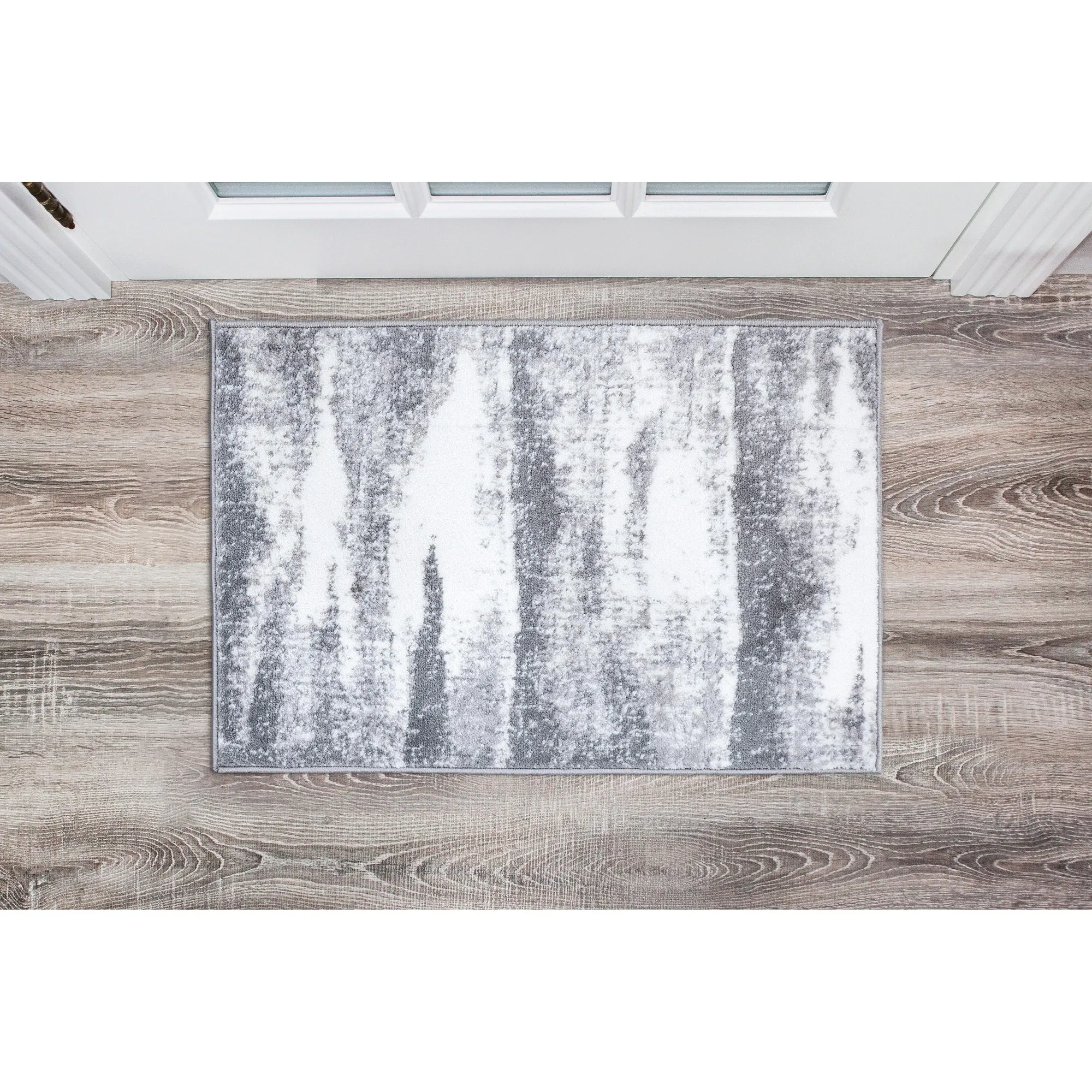 World Rug Gallery Modern Abstract Waves Area Rug