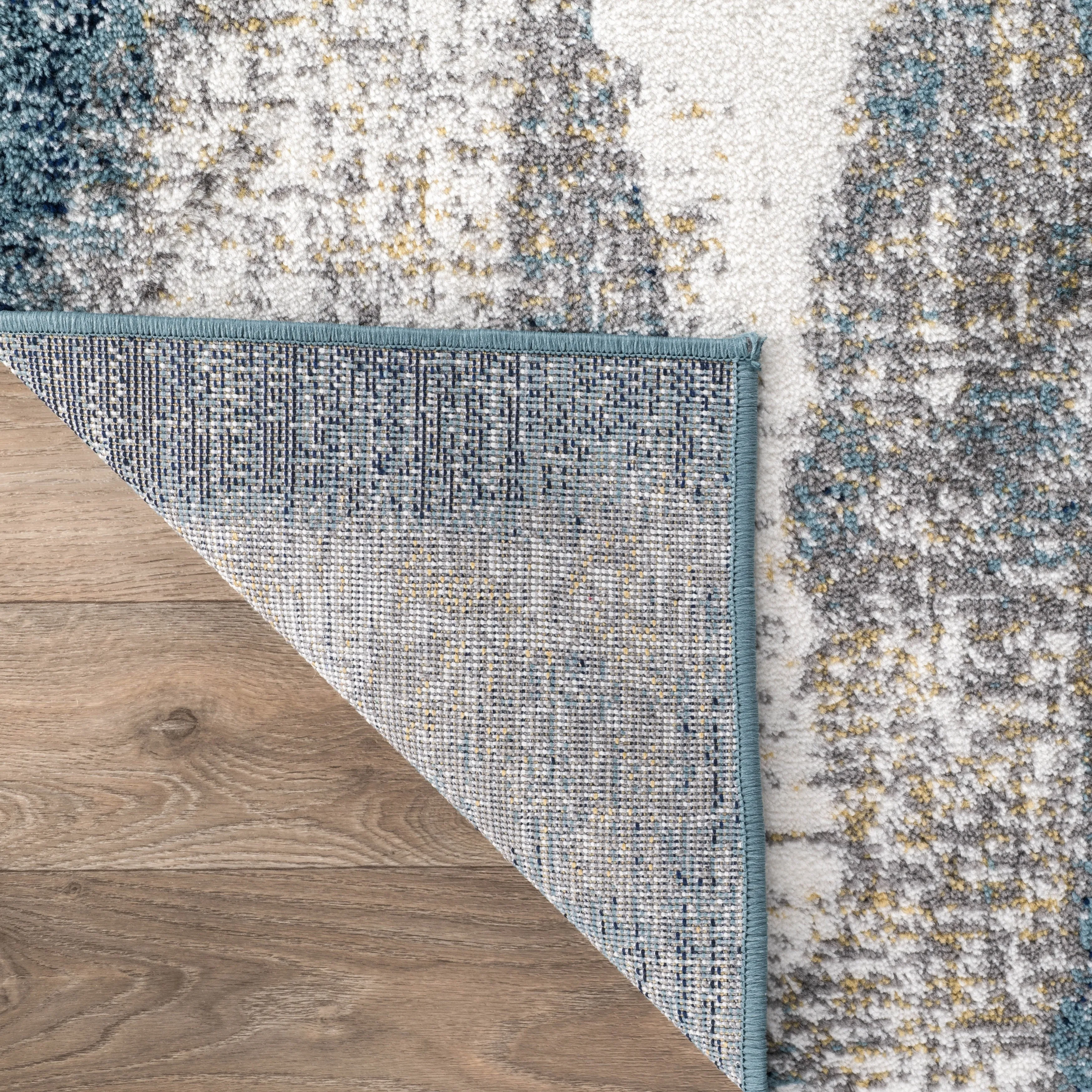 World Rug Gallery Modern Abstract Waves Area Rug