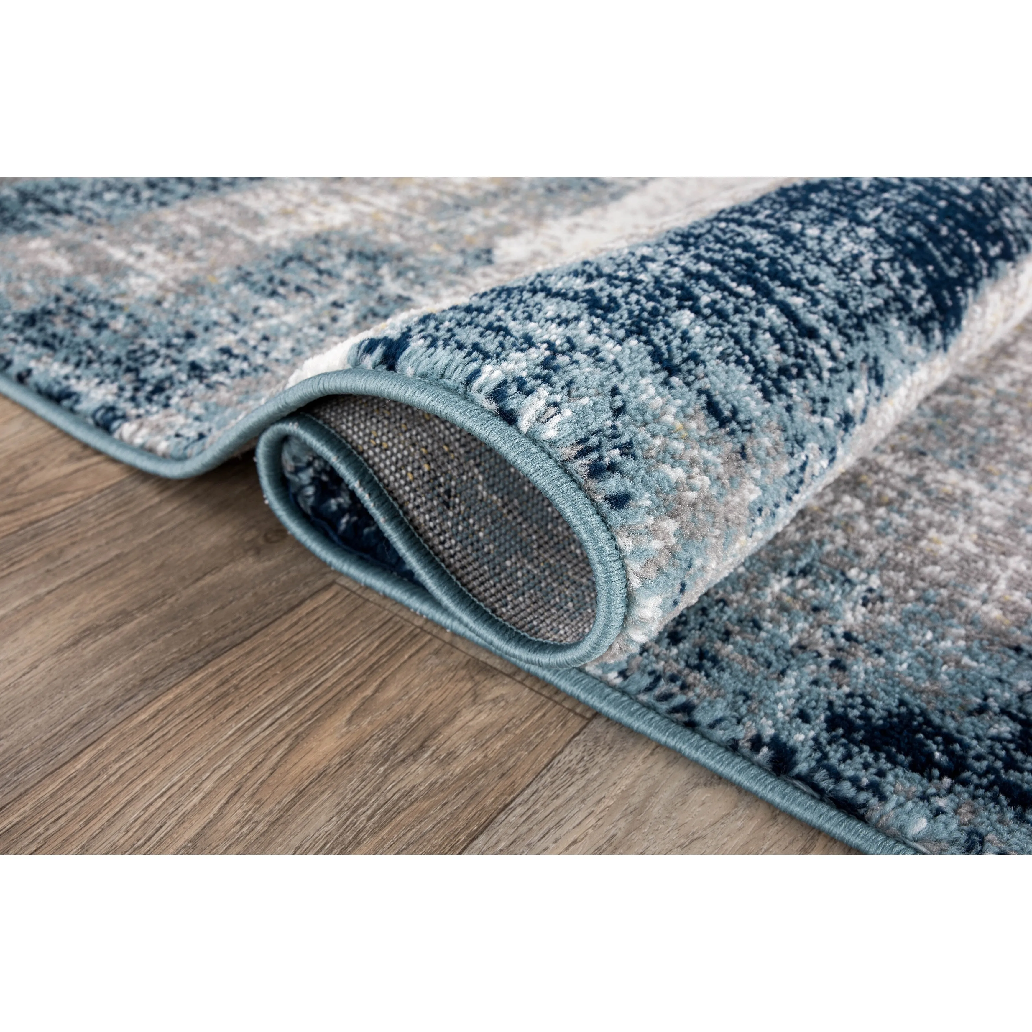 World Rug Gallery Modern Abstract Waves Area Rug