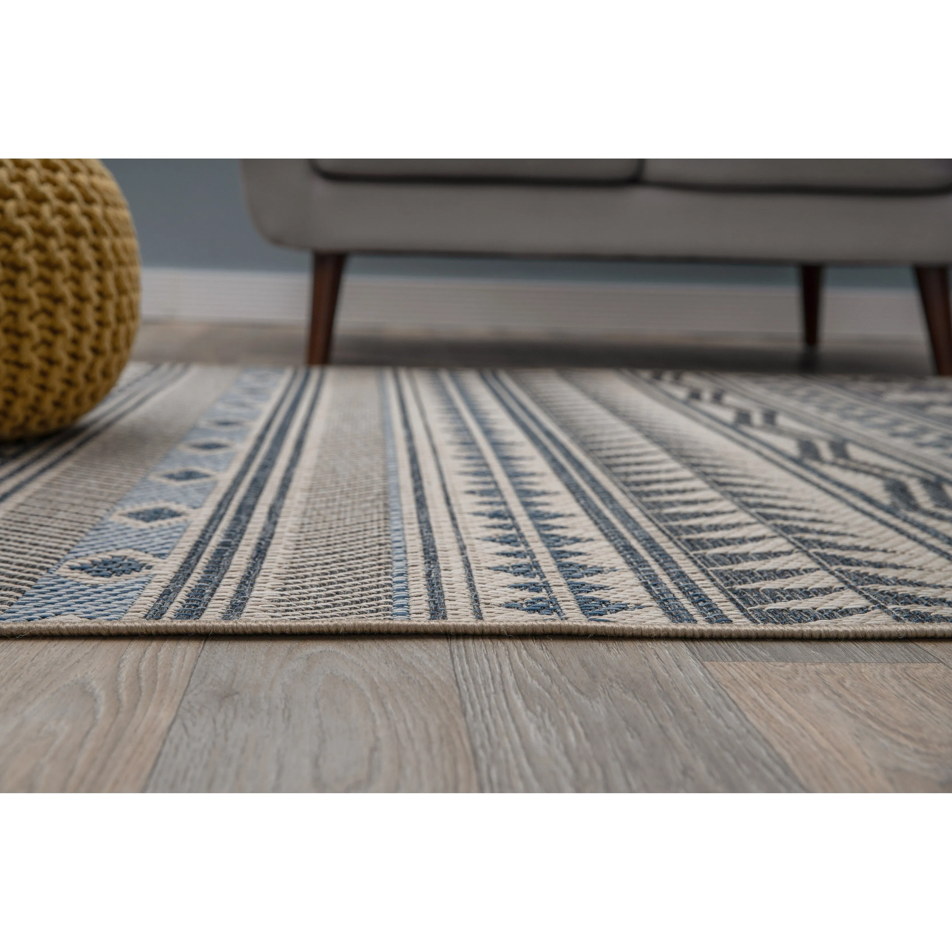 World Rug Gallery Modern Bohemian Global Indoor/Outdoor Area Rug