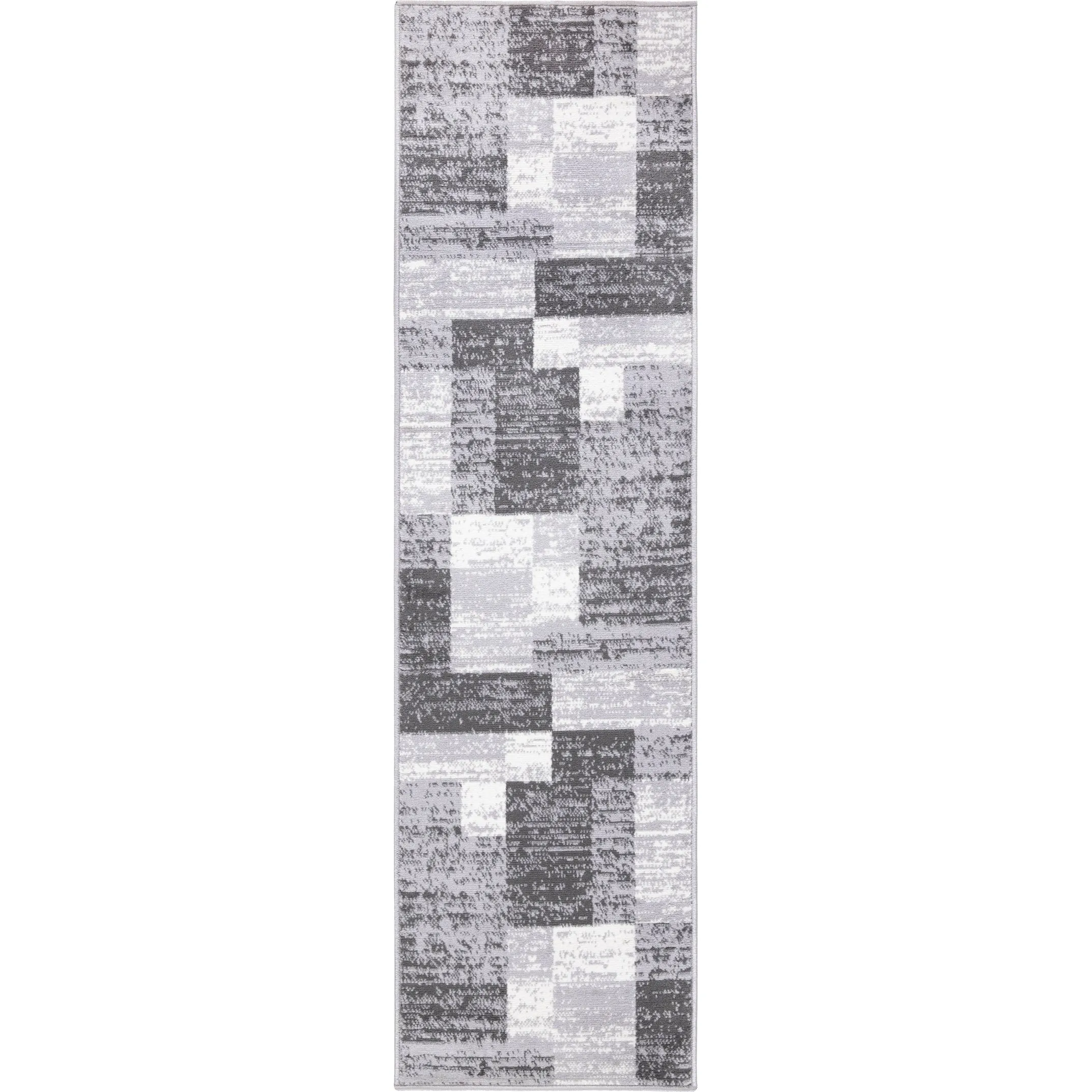 World Rug Gallery Modern Geometric Boxes Area Rug