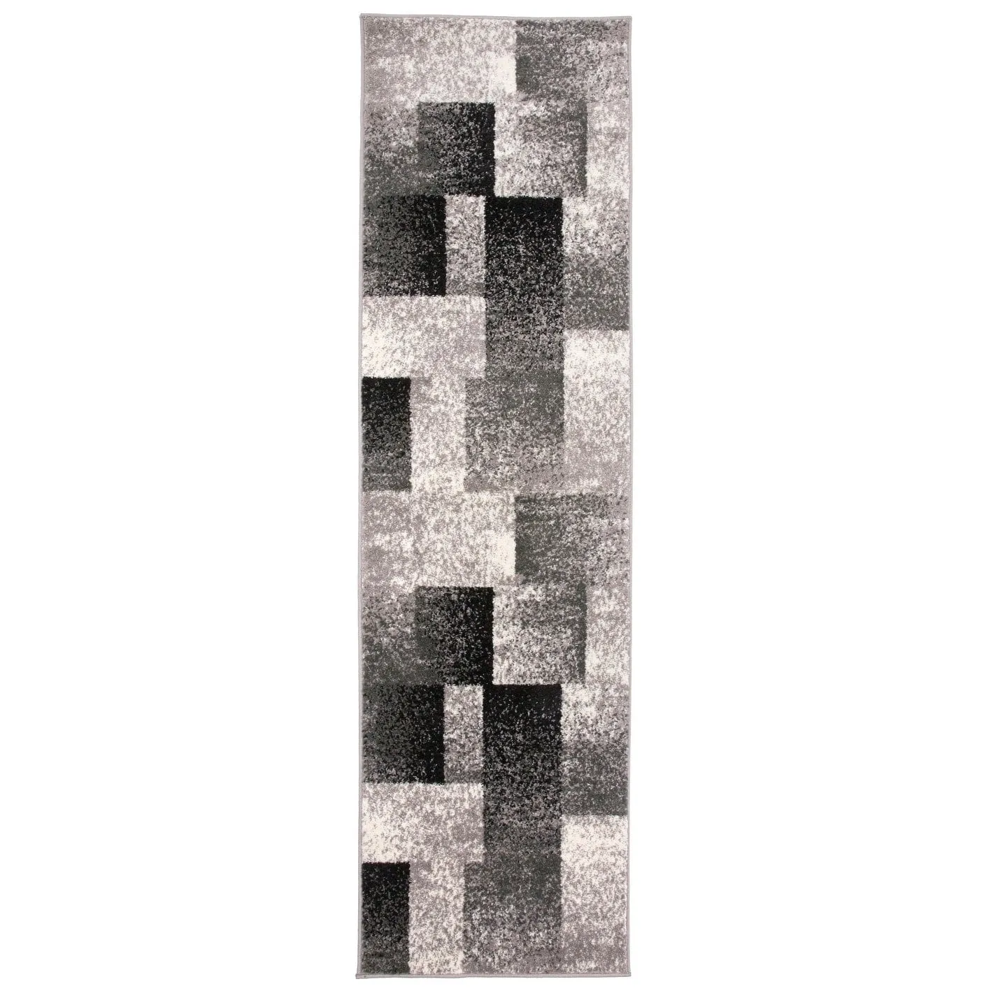 World Rug Gallery Modern Geometric Boxes Area Rug