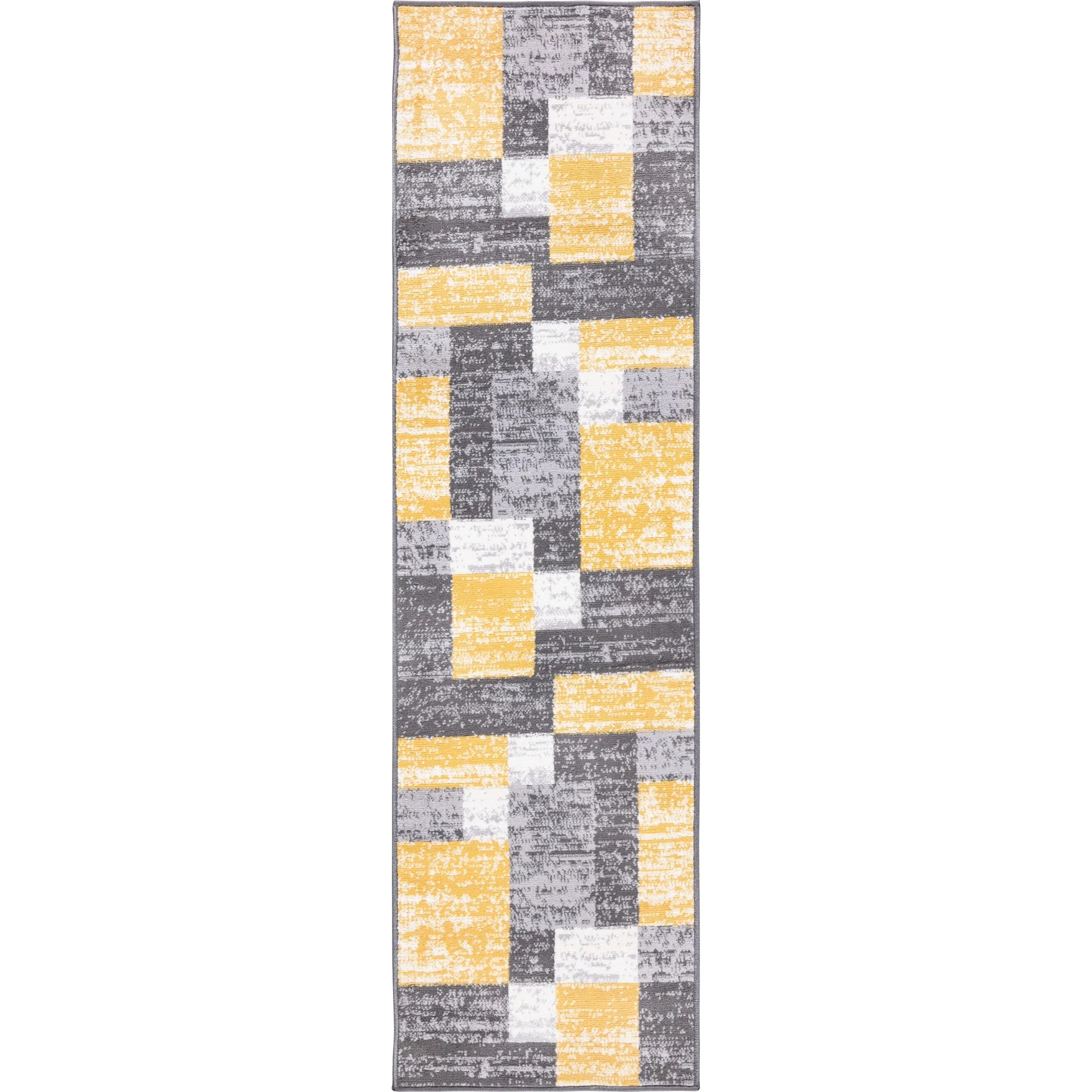 World Rug Gallery Modern Geometric Boxes Area Rug