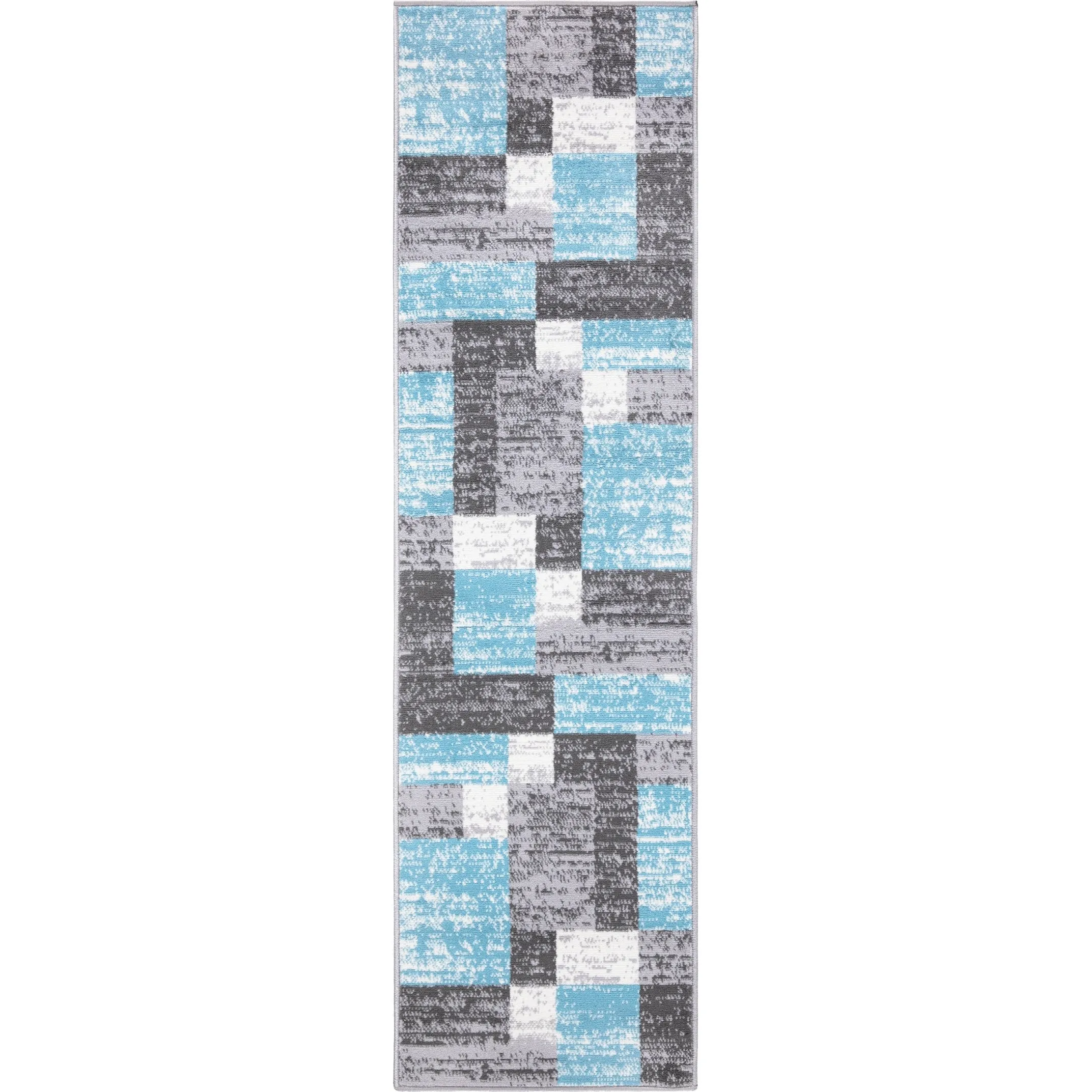 World Rug Gallery Modern Geometric Boxes Area Rug