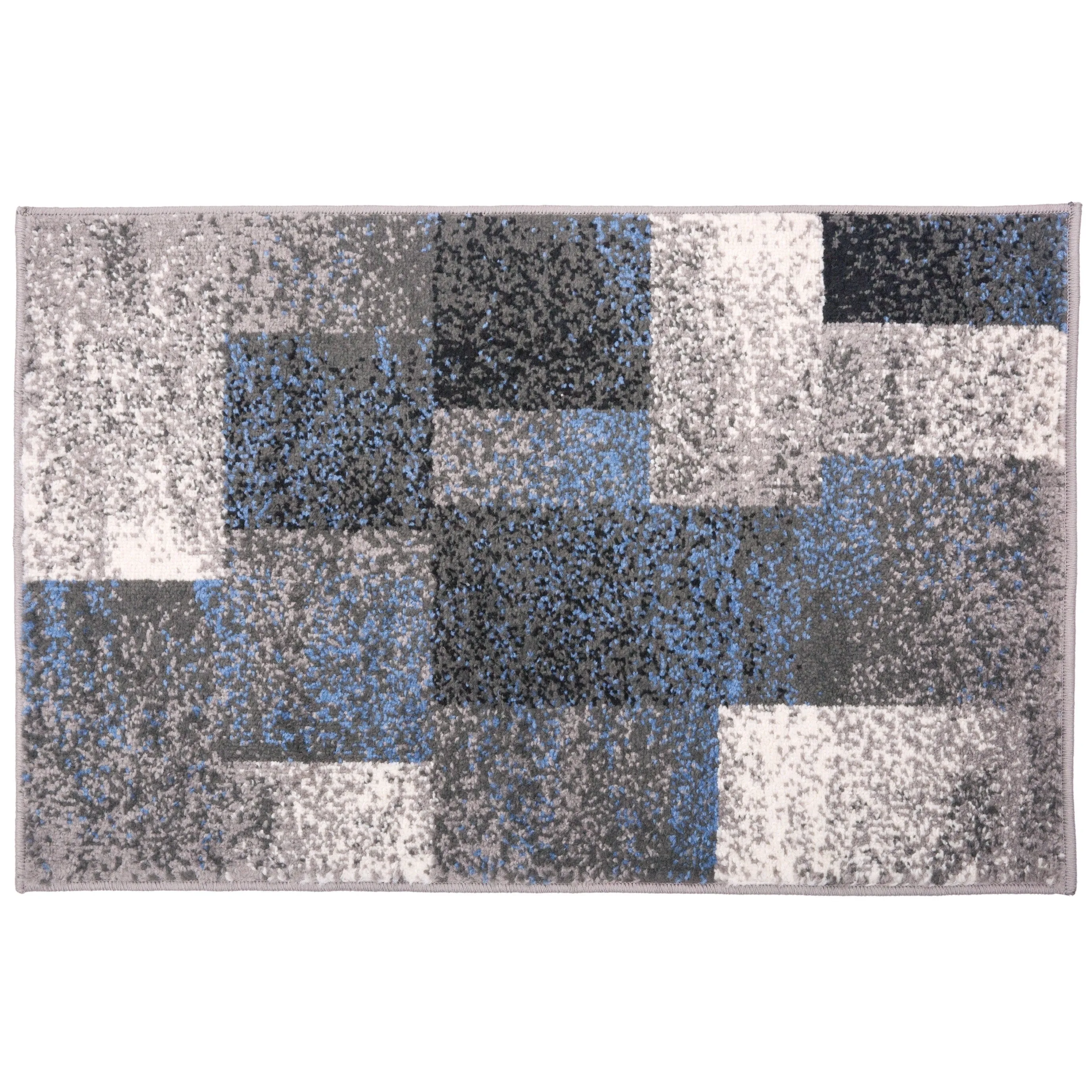 World Rug Gallery Modern Geometric Boxes Area Rug