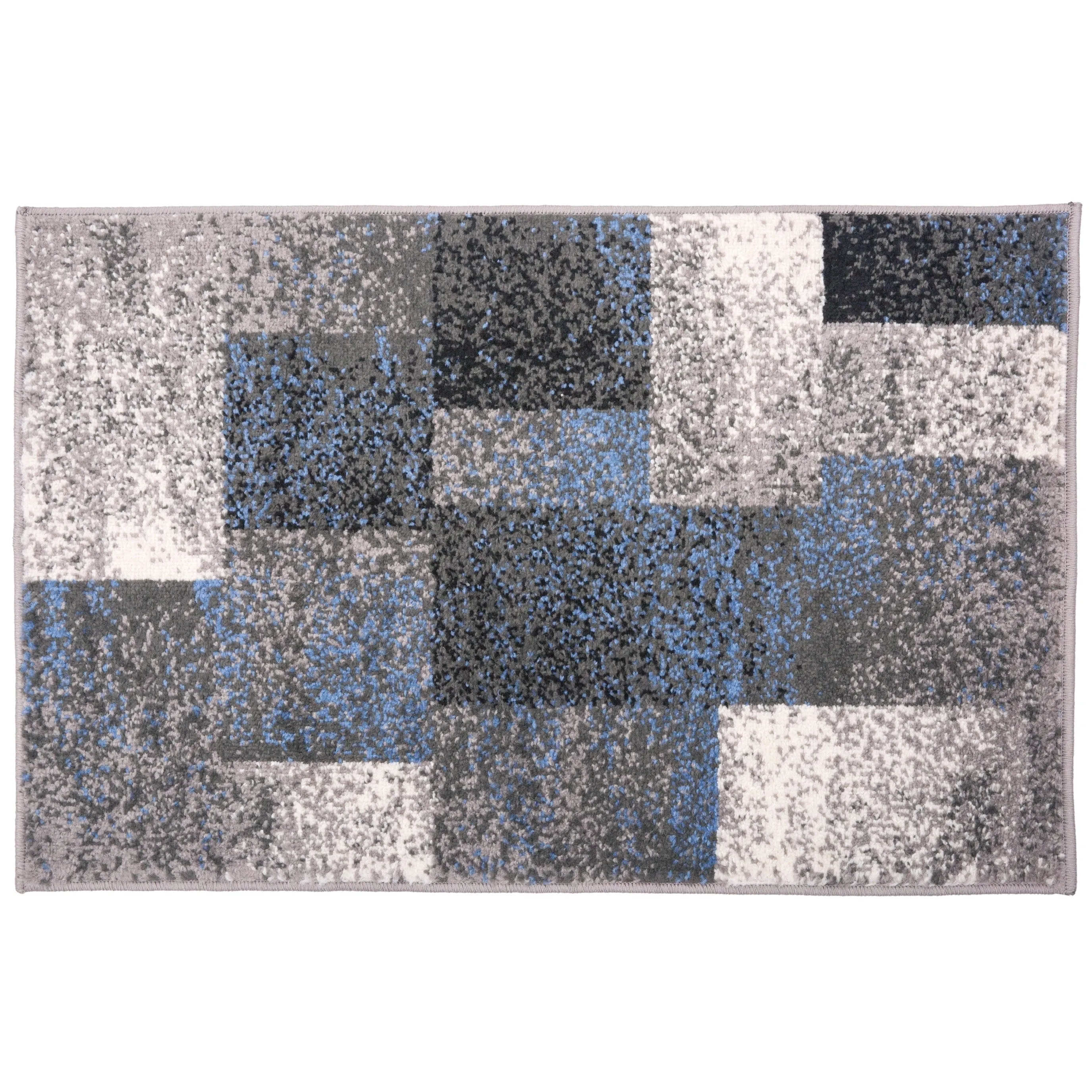 World Rug Gallery Modern Geometric Boxes Area Rug