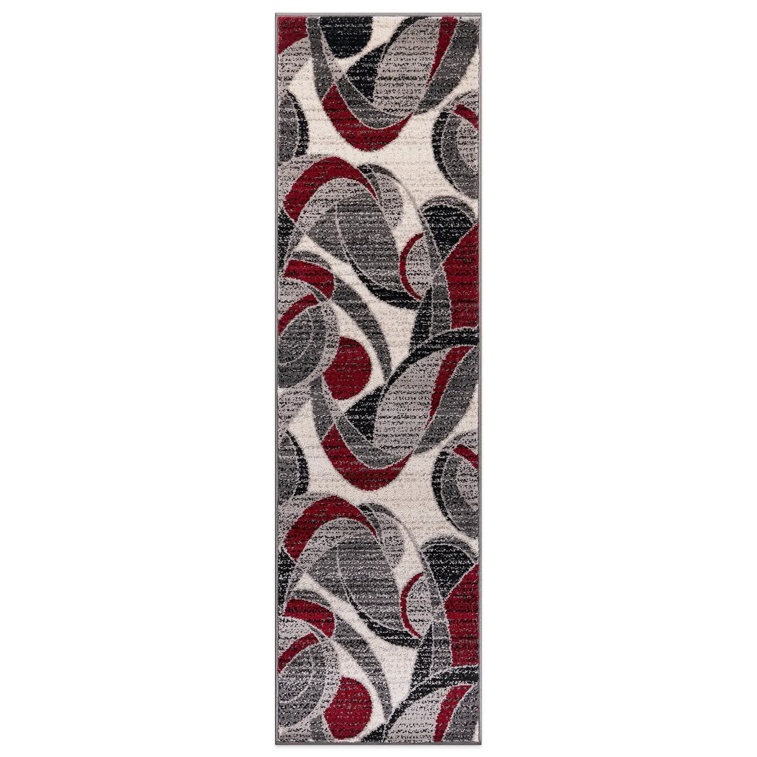 World Rug Gallery Modern Geometric Circular Harmony Blue Area Rug
