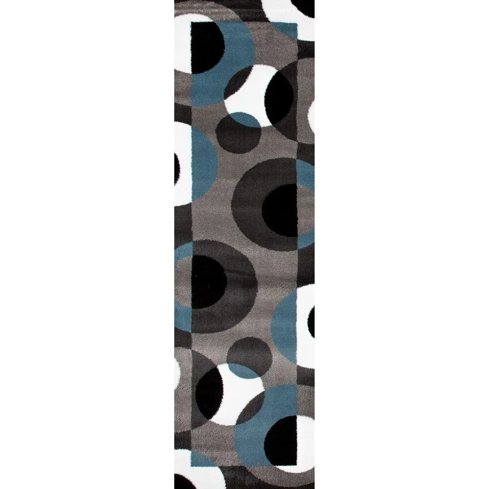 World Rug Gallery Modern Multicolored Geometric Area Rug