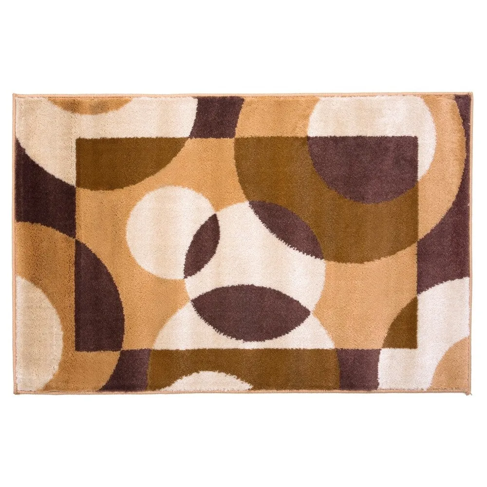 World Rug Gallery Modern Multicolored Geometric Area Rug