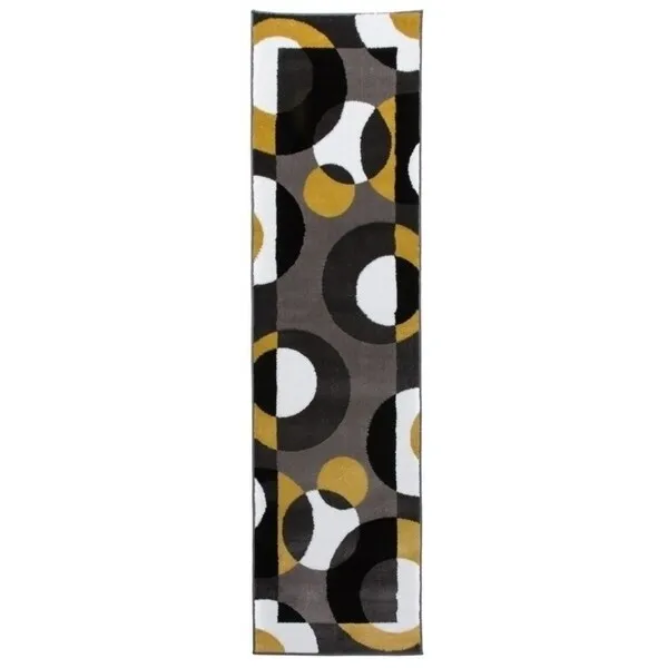 World Rug Gallery Modern Multicolored Geometric Area Rug