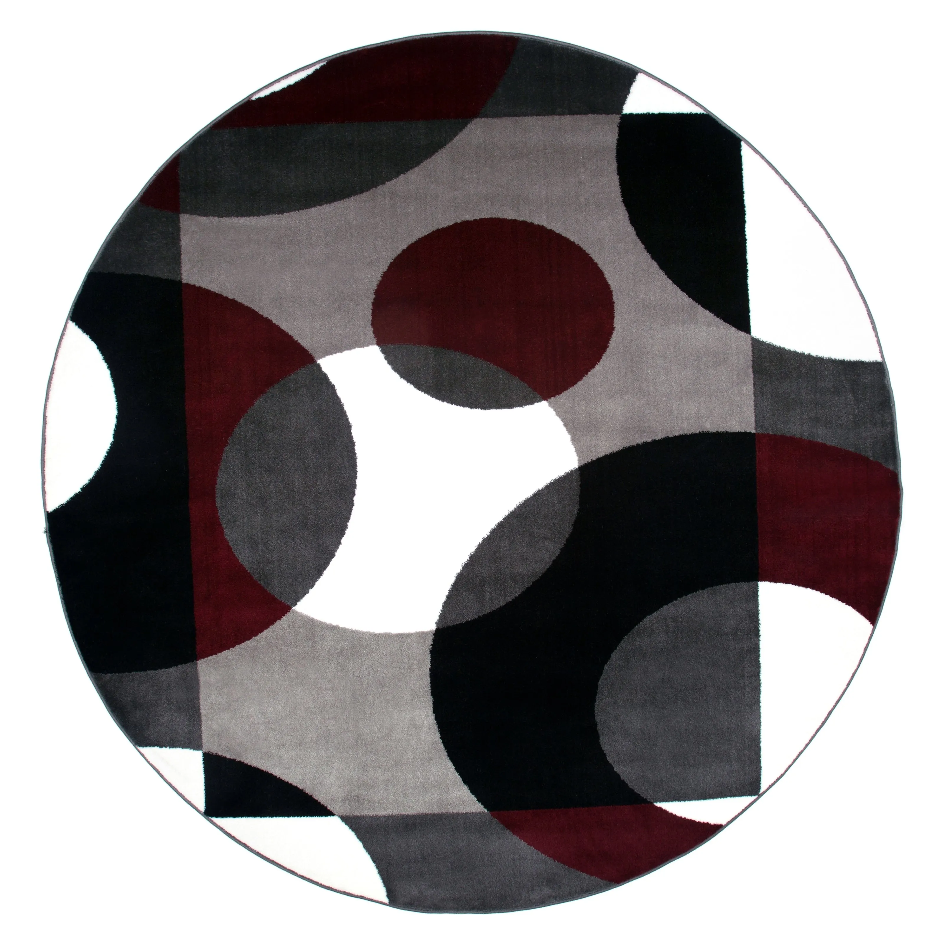 World Rug Gallery Modern Multicolored Geometric Area Rug