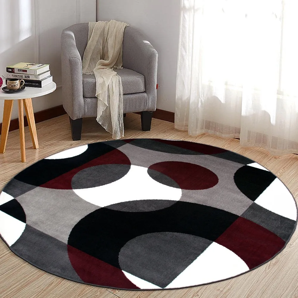 World Rug Gallery Modern Multicolored Geometric Area Rug