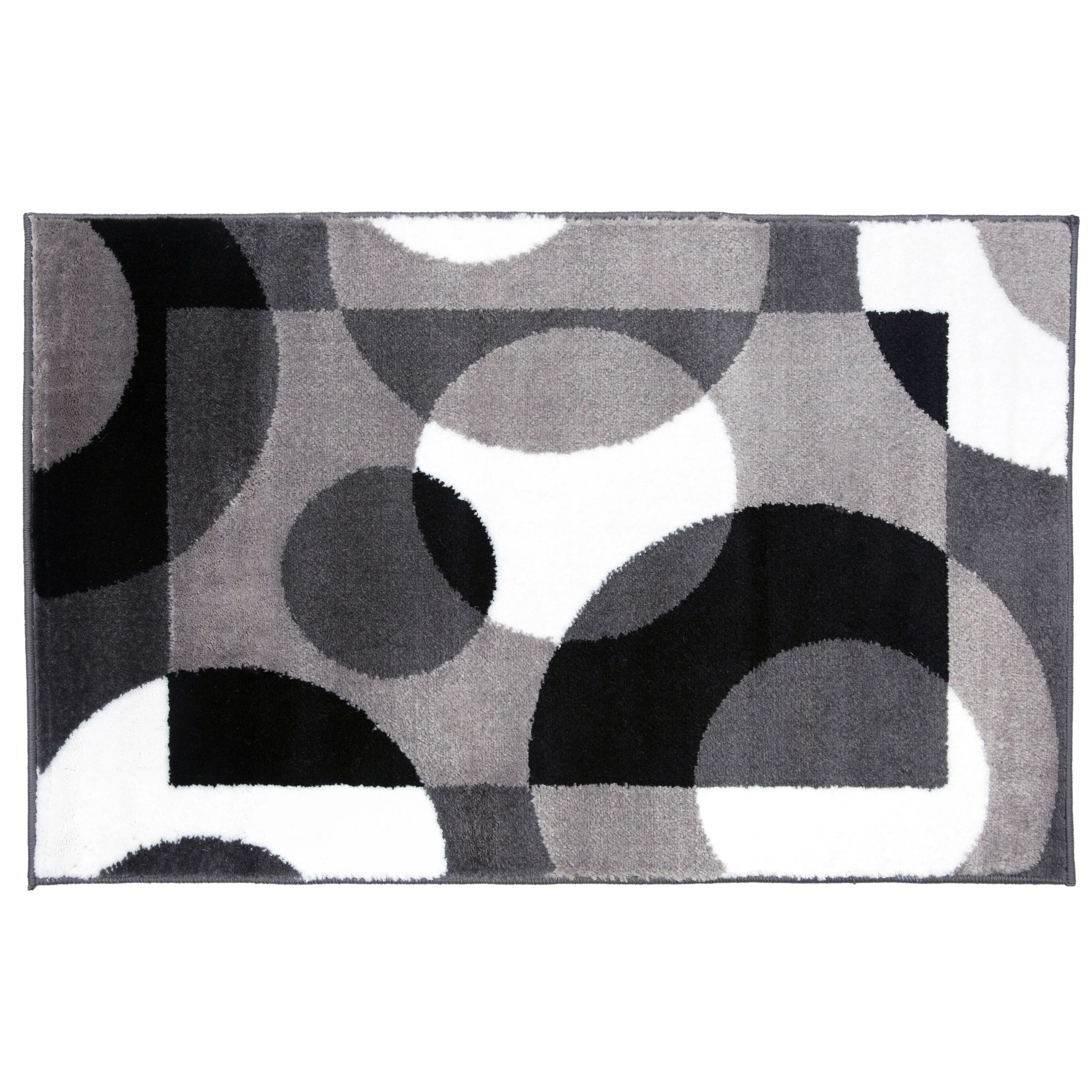 World Rug Gallery Modern Multicolored Geometric Area Rug