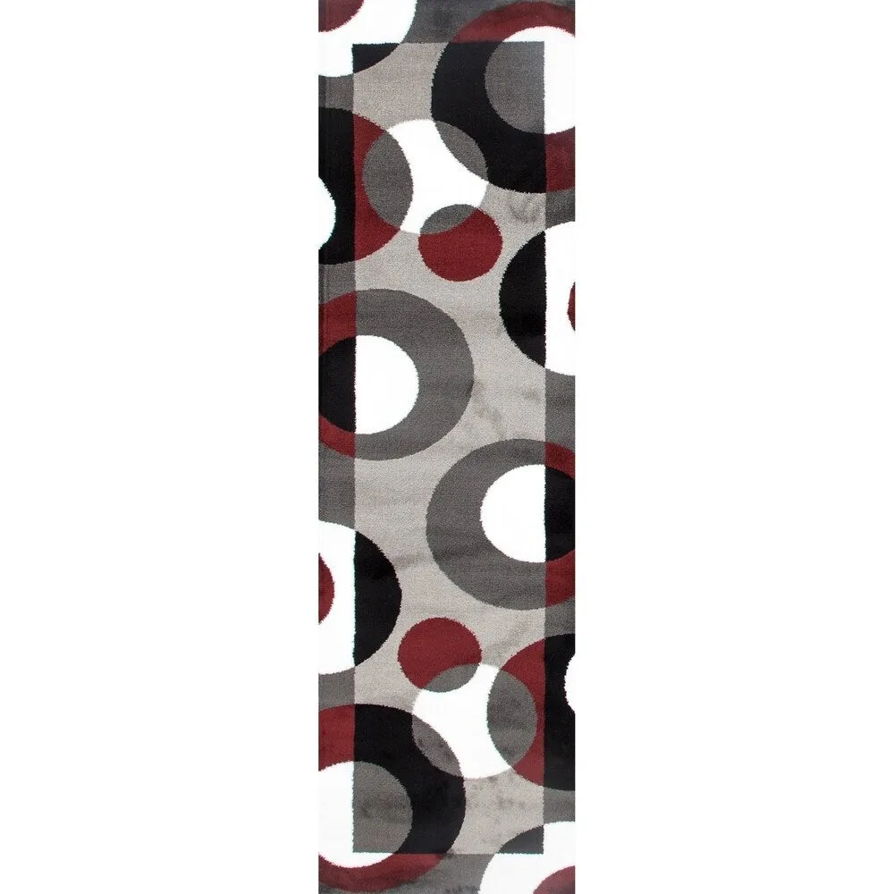 World Rug Gallery Modern Multicolored Geometric Area Rug