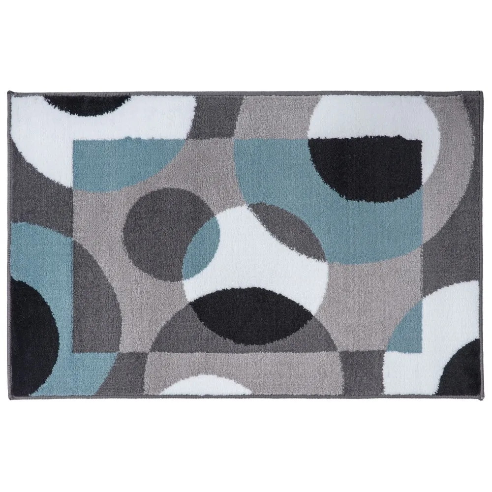World Rug Gallery Modern Multicolored Geometric Area Rug