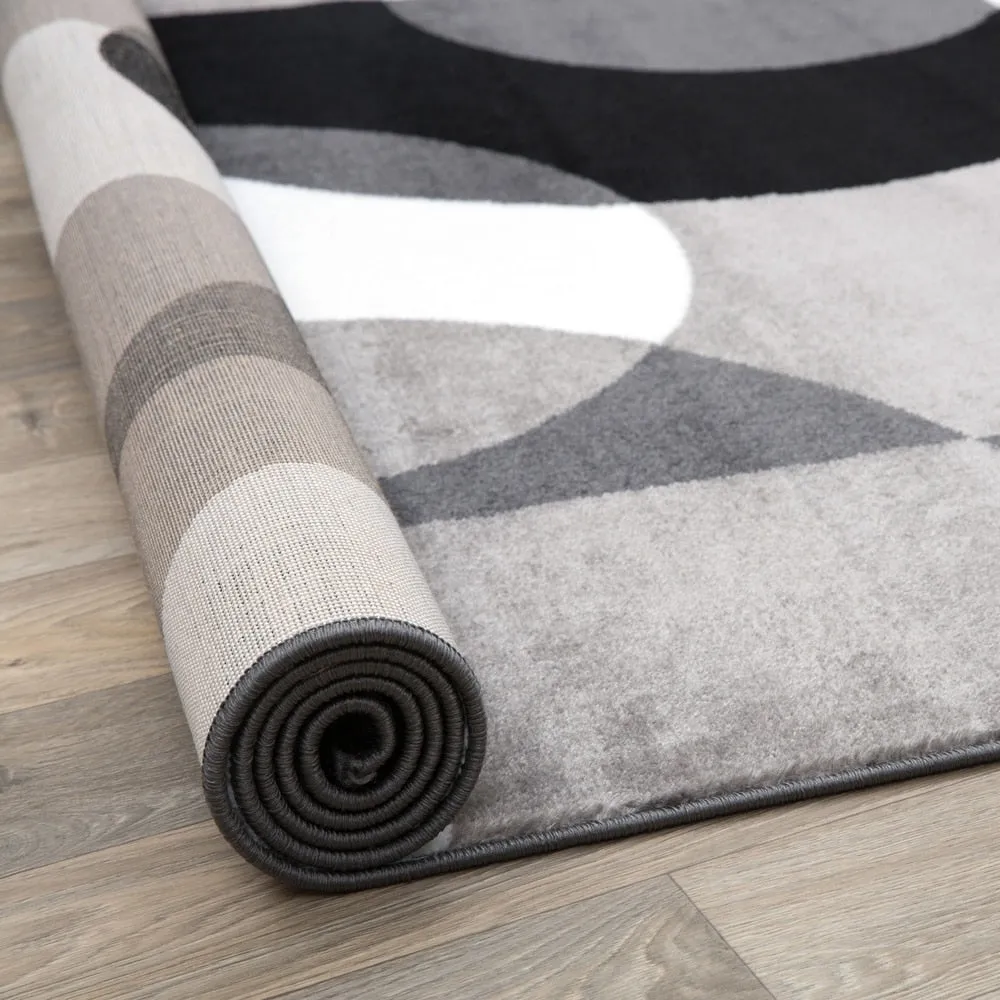 World Rug Gallery Modern Multicolored Geometric Area Rug