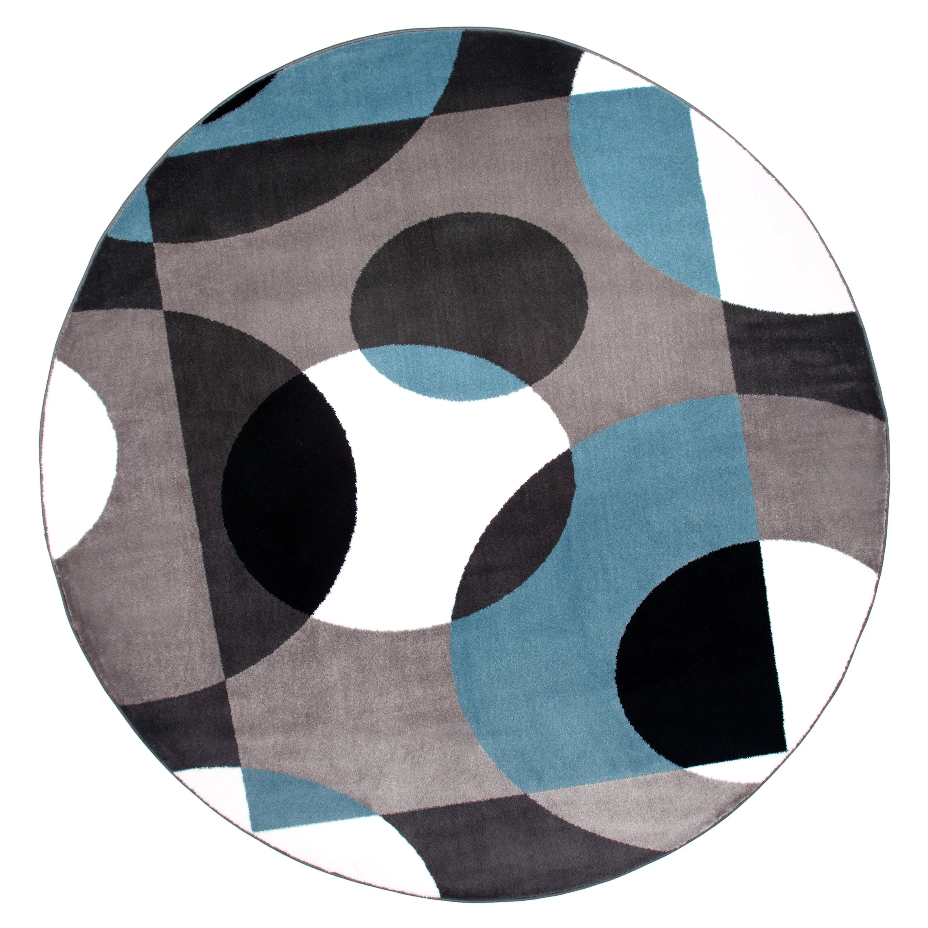 World Rug Gallery Modern Multicolored Geometric Area Rug