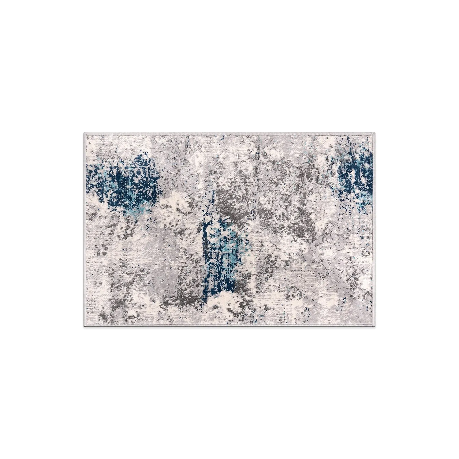 World Rug Gallery Prague Distressed Abstract Area Rug