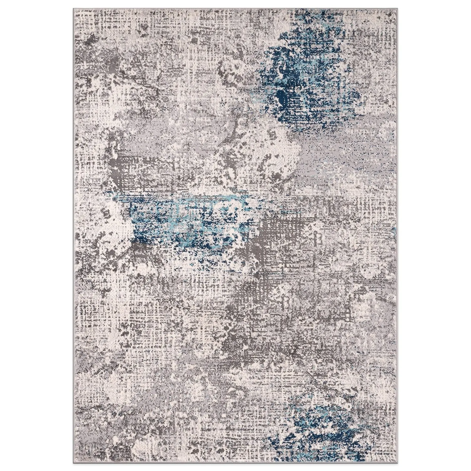 World Rug Gallery Prague Distressed Abstract Area Rug