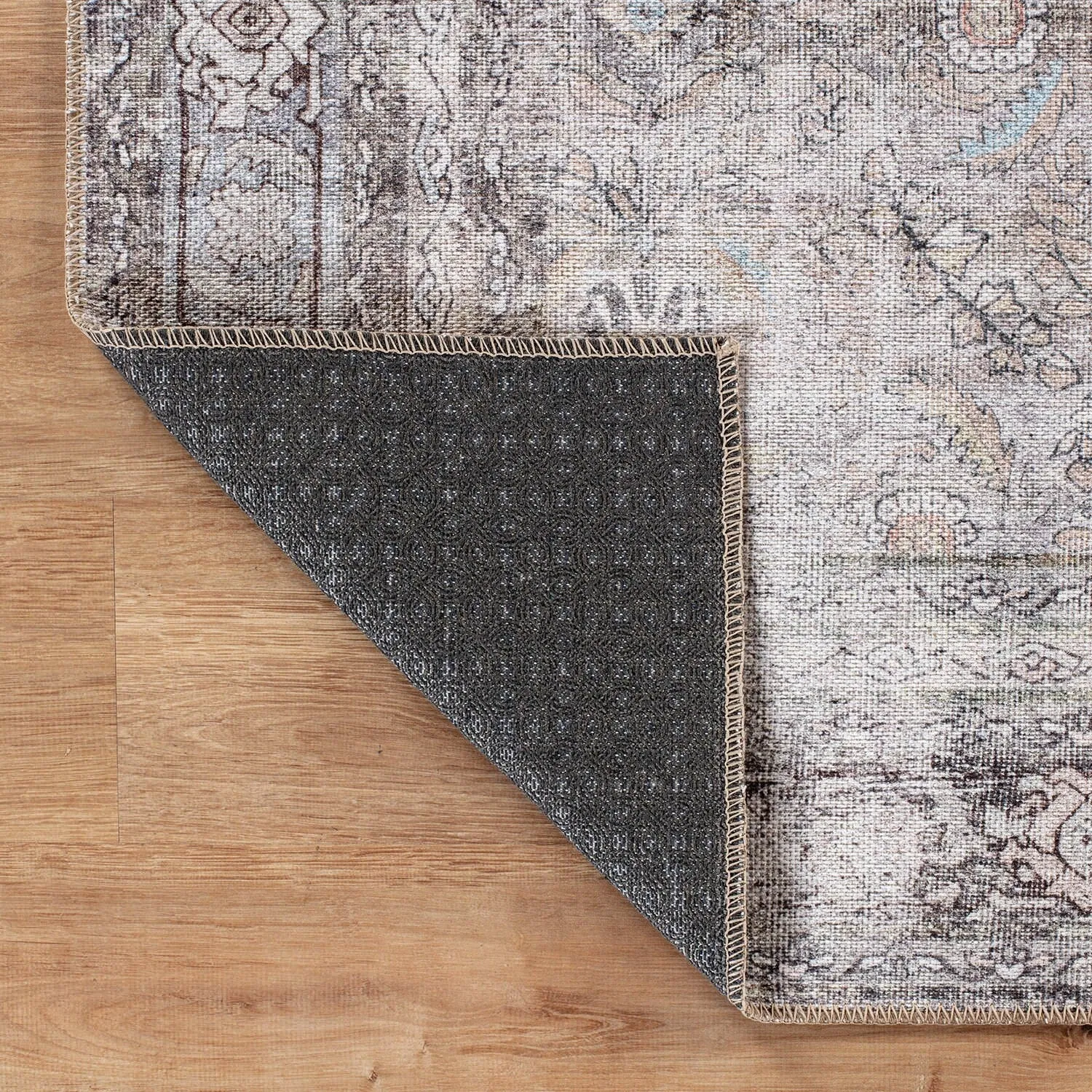 World Rug Gallery Vintage Inspired Machine Washable Non Slip Area Rug