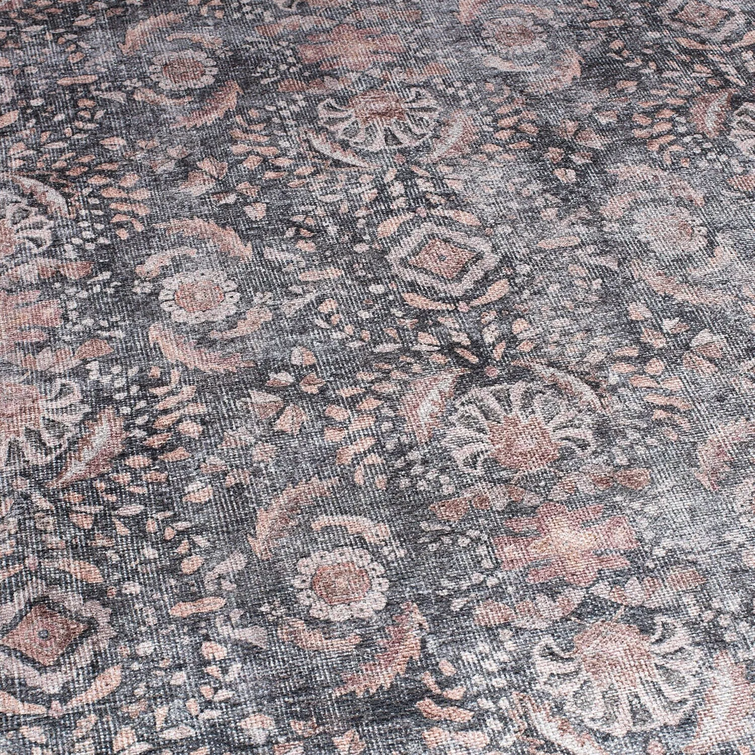 World Rug Gallery Vintage Inspired Machine Washable Non Slip Area Rug