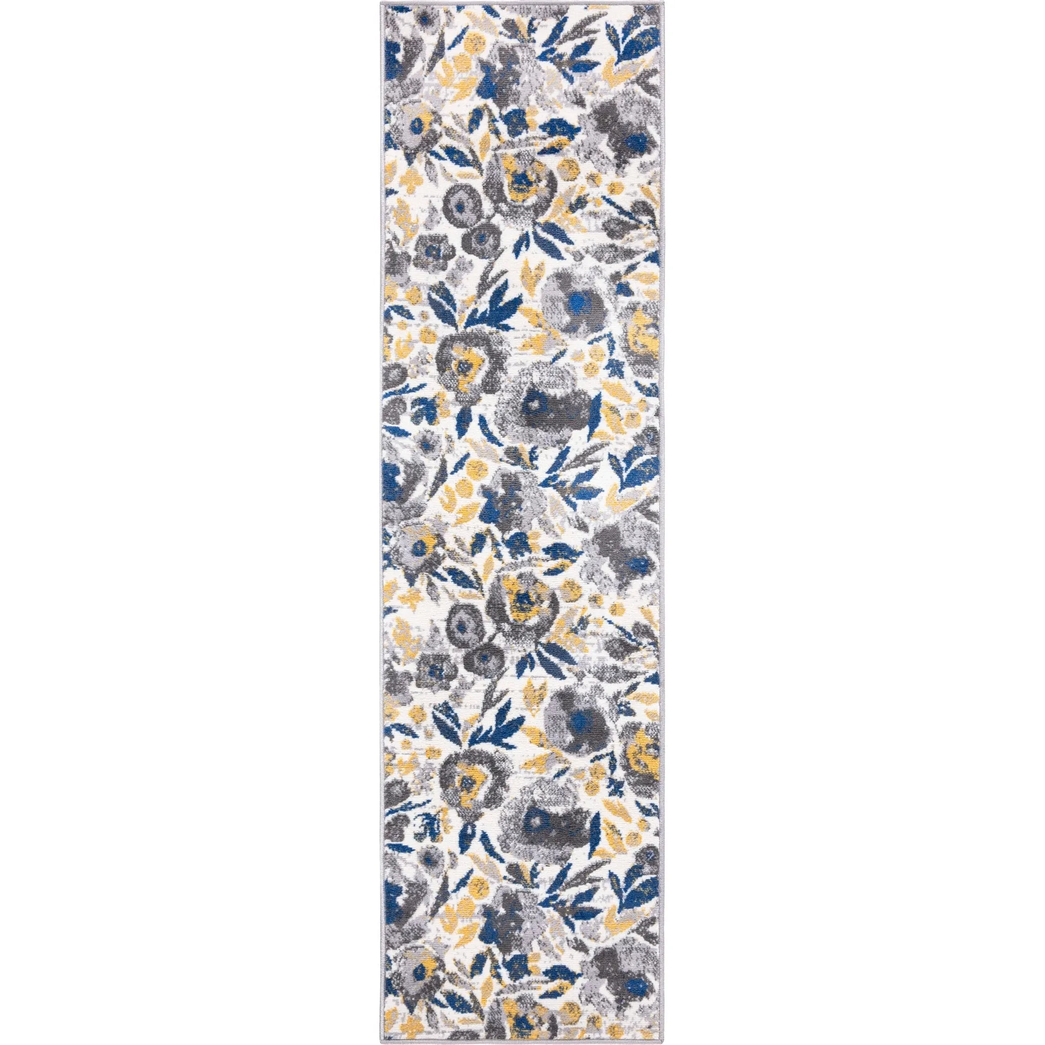 World Rug Gallery Vintage Modern Floral Area Rug