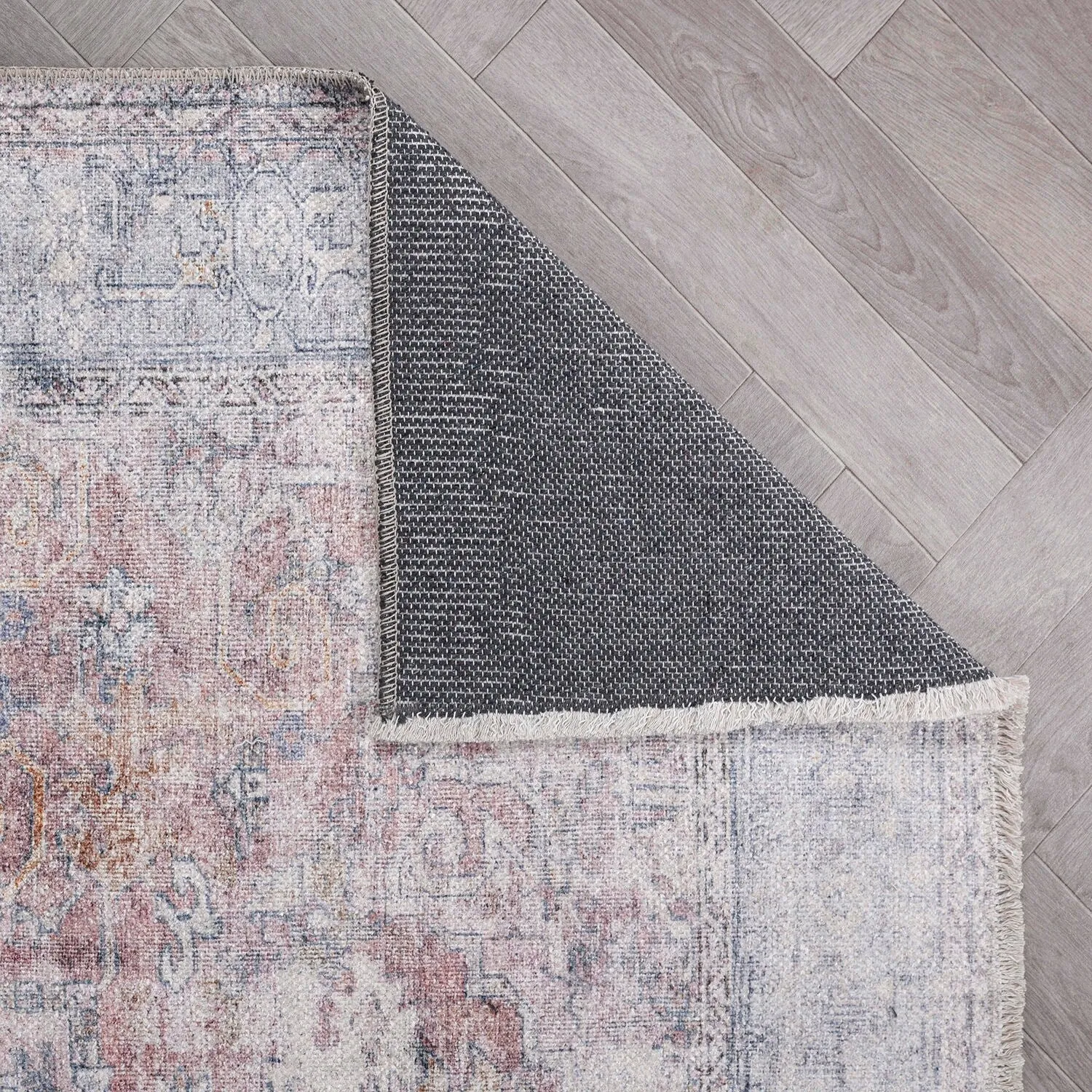 World Rug Gallery Vintage Transitional Boho Machine Washable Area Rug