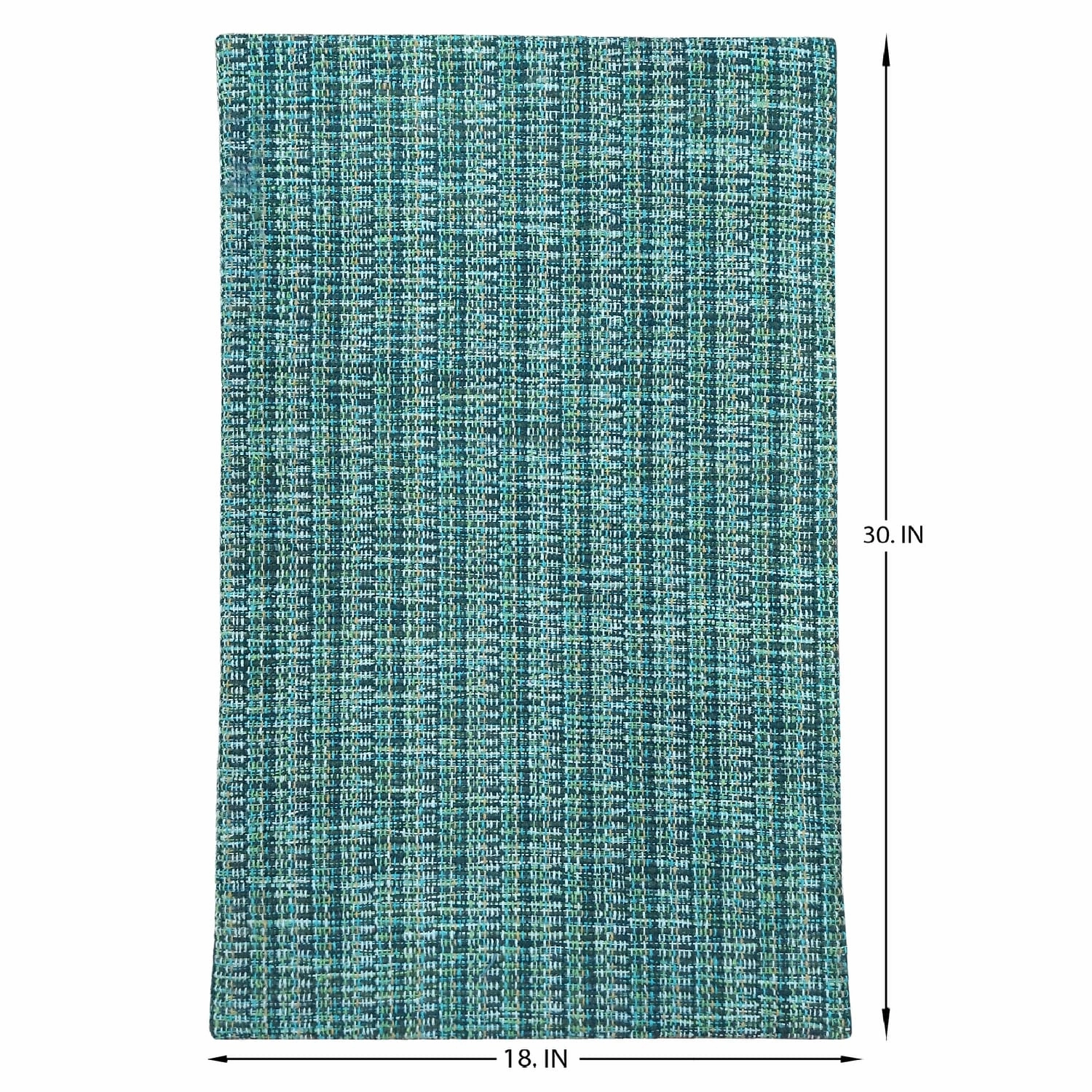 Woven Cotton Anti Fatigue Cushioned Kitchen | Doormat | Bathroom 18 x 30 Mats With Foam Backing Anti Slip - 18''x30''